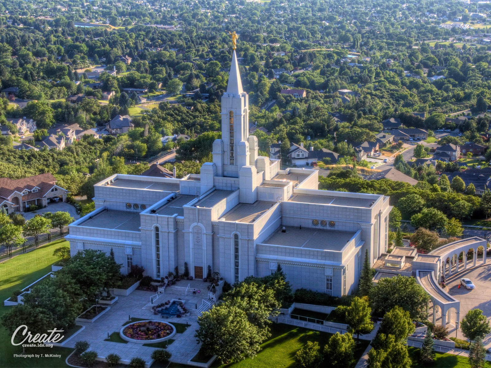 General 1600x1200 Mormon temple building aerial view