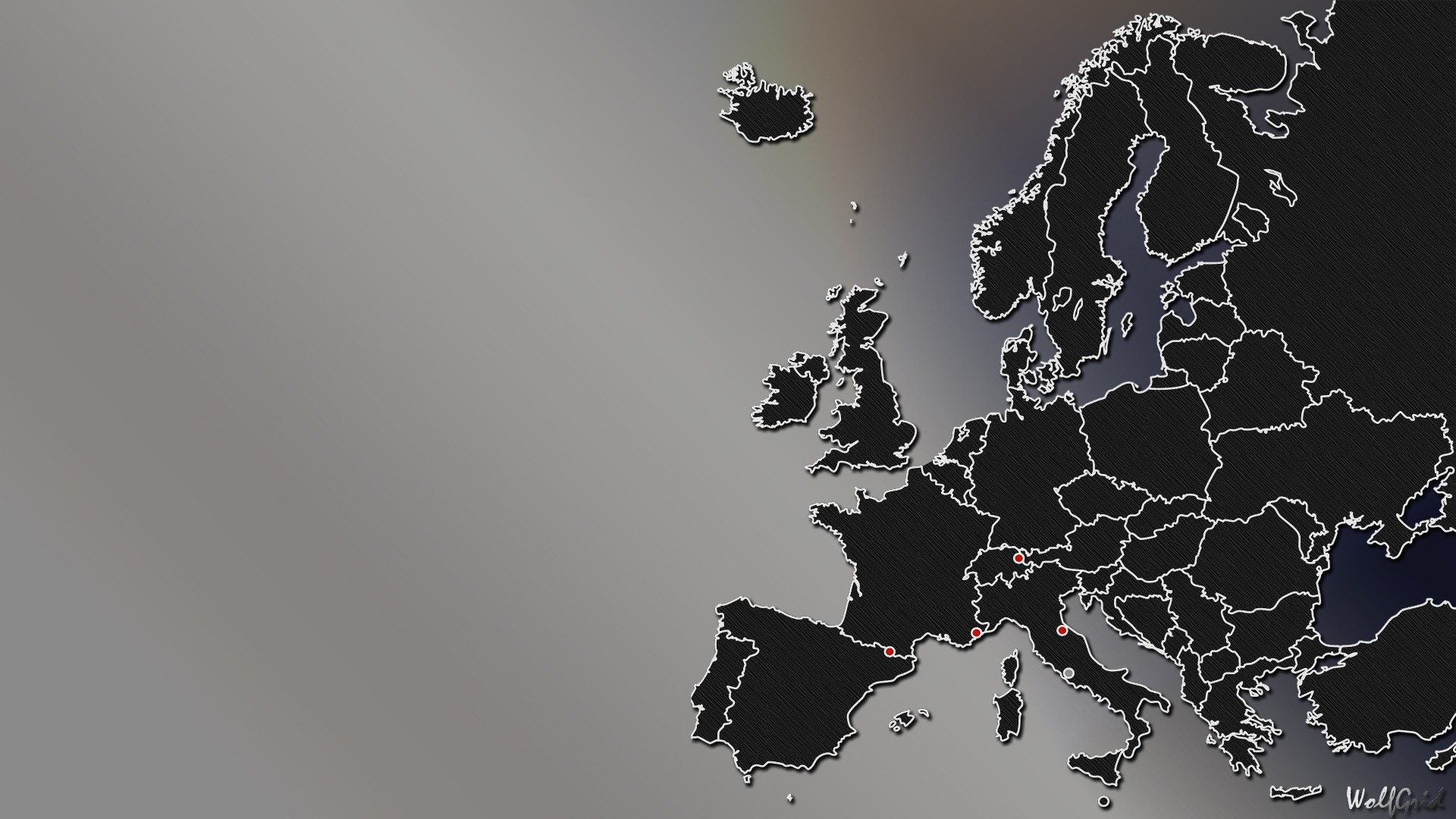 General 1920x1080 map Europe countries