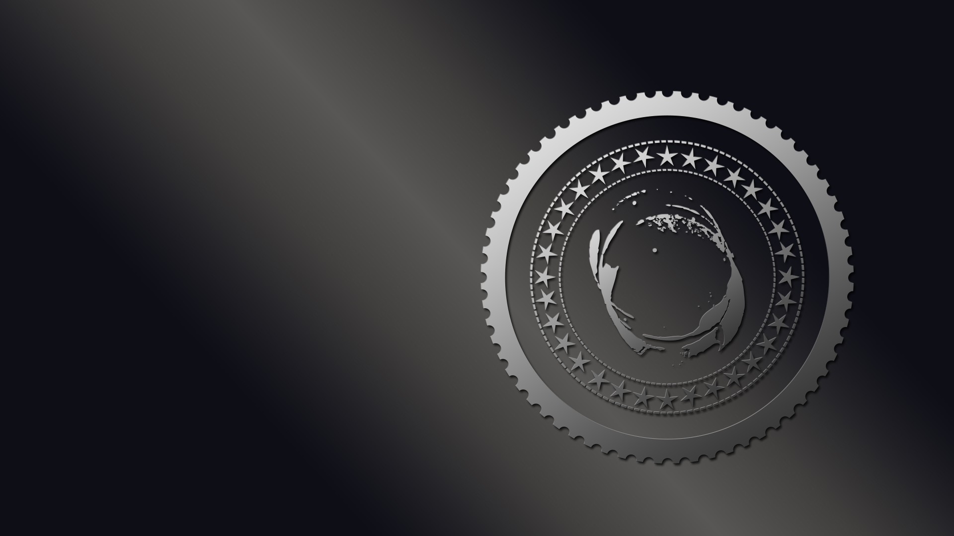 General 1920x1080 simple background logo circle gray background