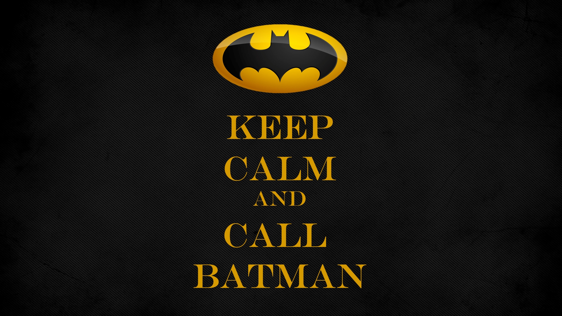 General 1920x1080 Batman Batman logo Keep Calm and... DC Comics comics superhero humor yellow