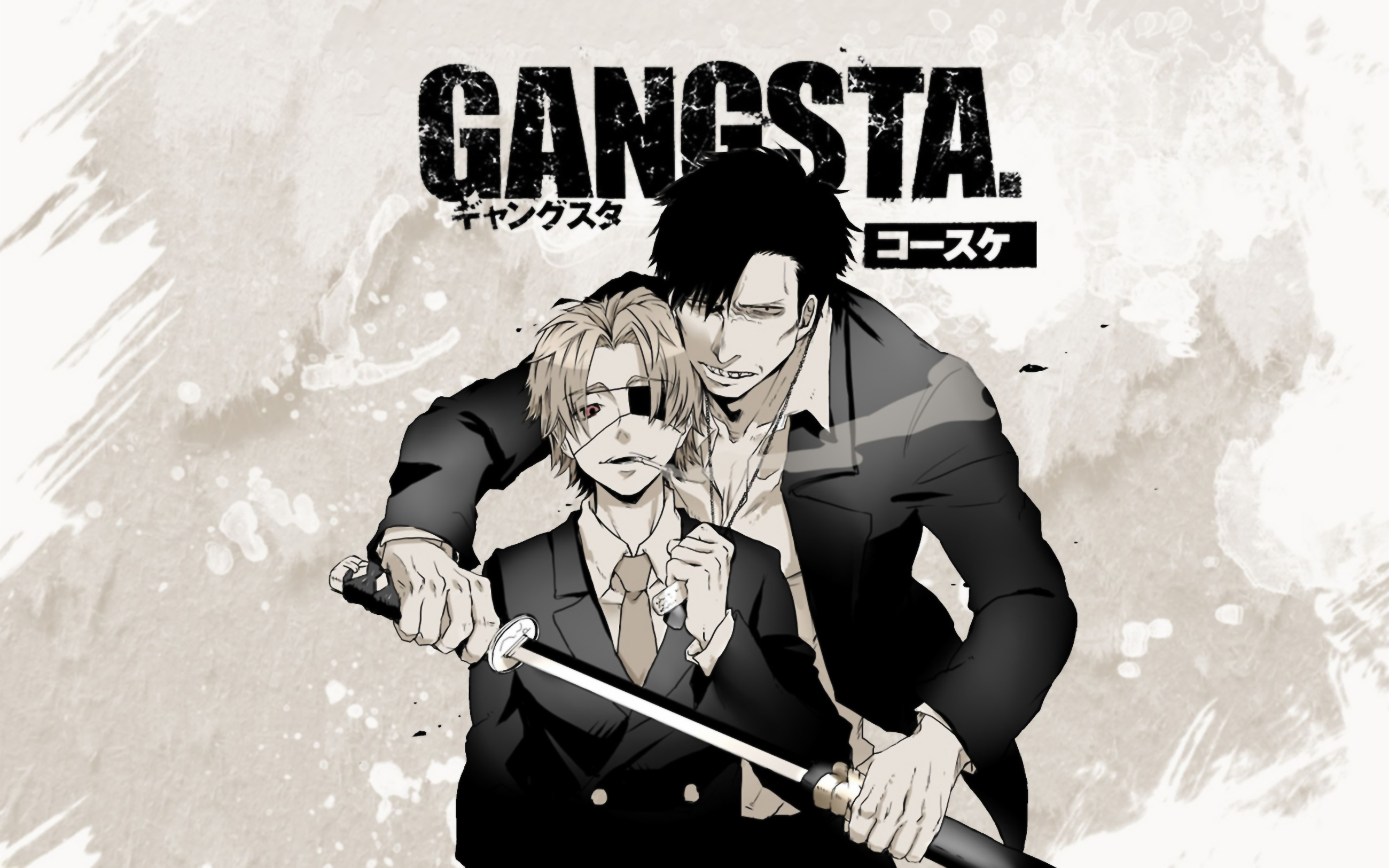 Anime 2600x1625 Gangsta Nicolas Brown Arcangelo Worick anime