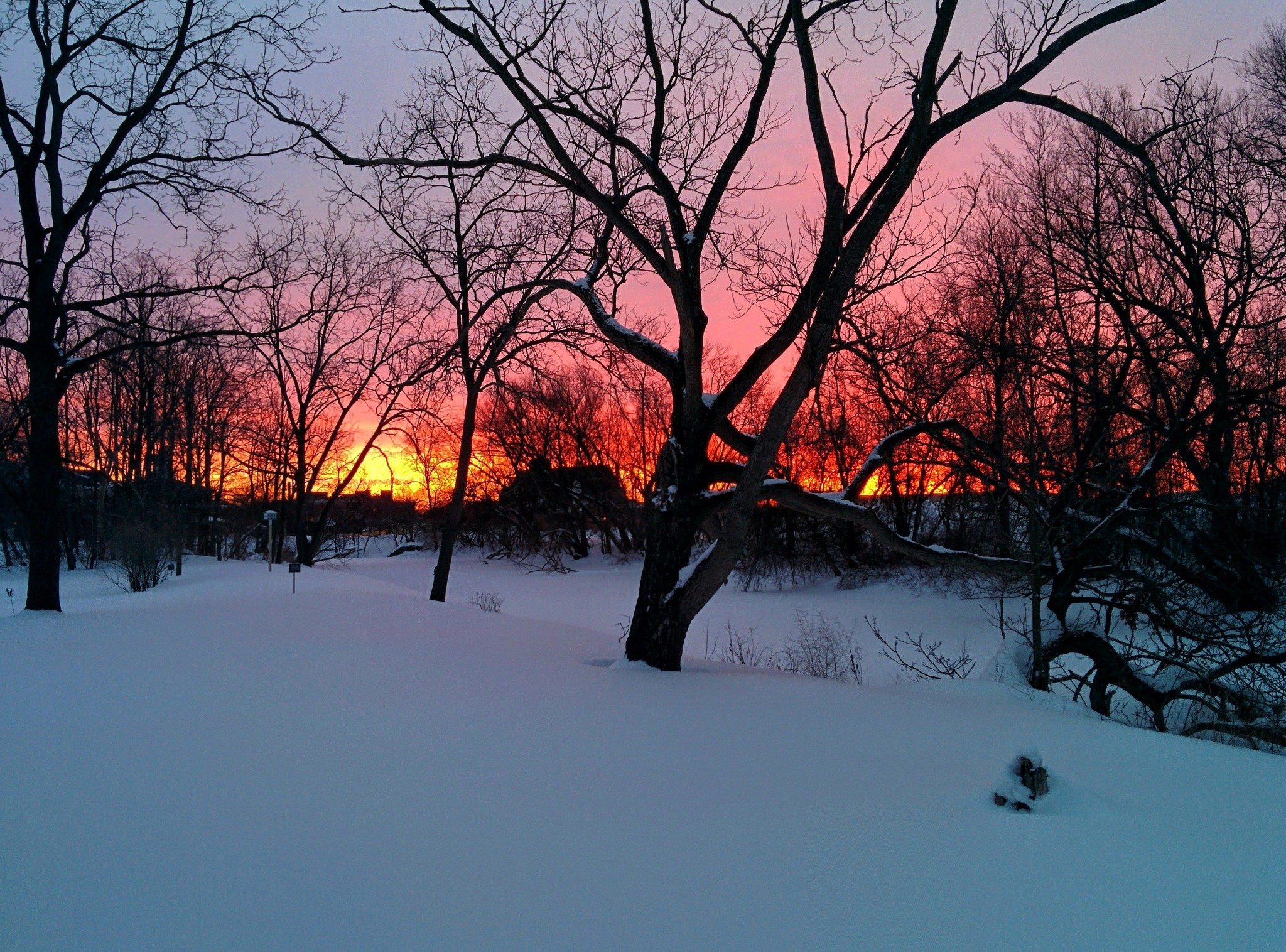 General 2048x1516 snow red sunset winter outdoors