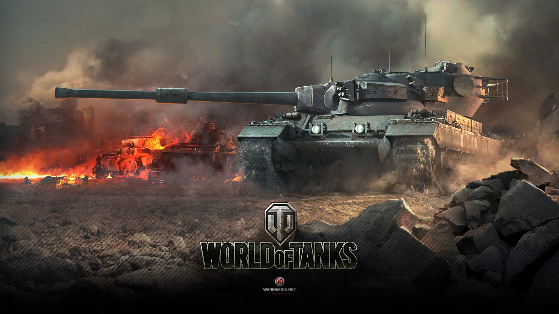 General 1920x1080 World of Tanks video games logo military military vehicle PC gaming tank