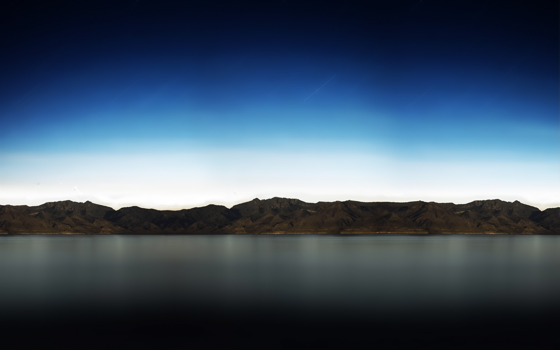 General 1920x1200 landscape lake mountains halftone pattern coast nature calm waters low light