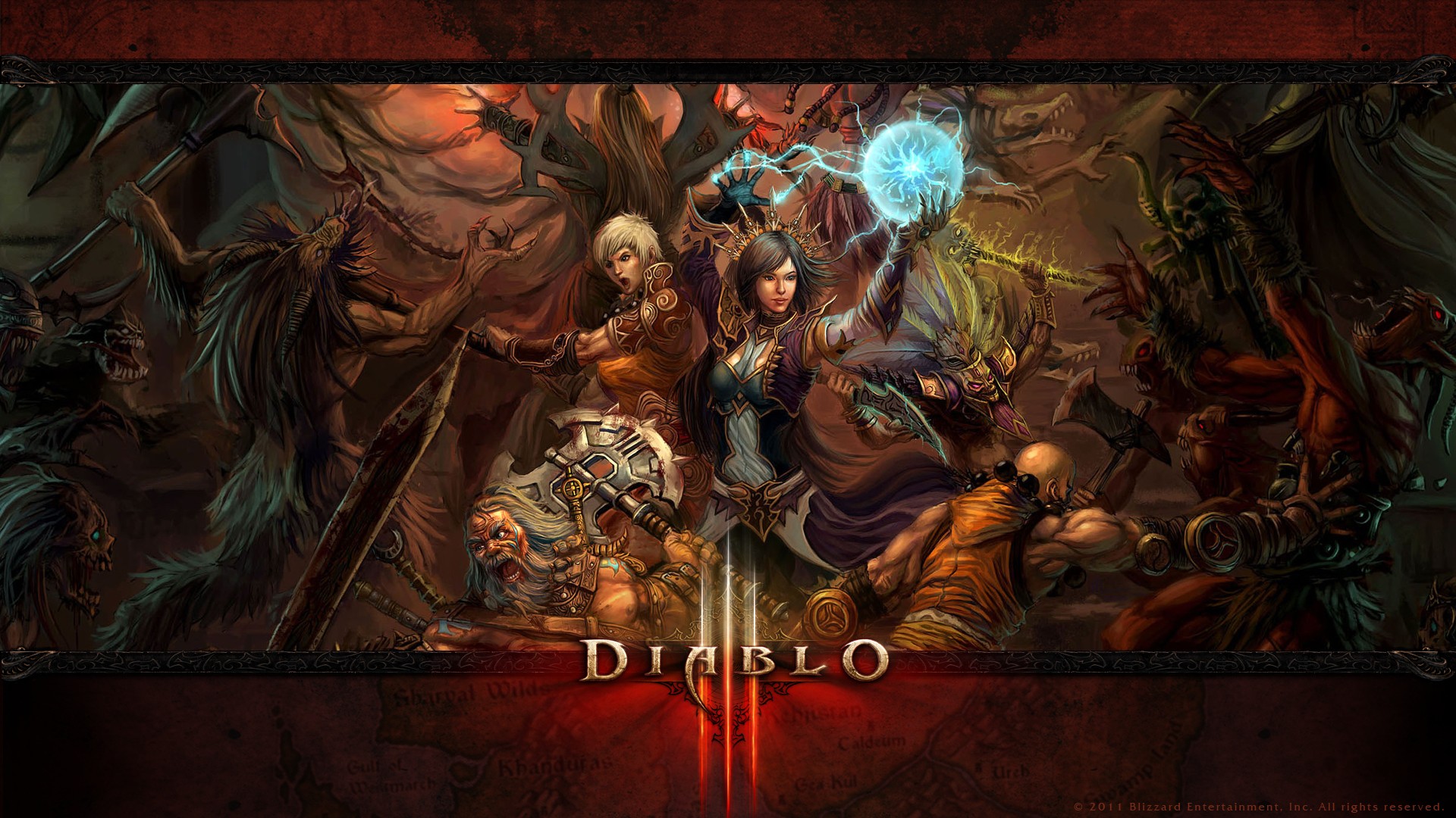 General 1920x1080 Blizzard Entertainment Diablo Diablo III 2011 (Year) video game girls PC gaming