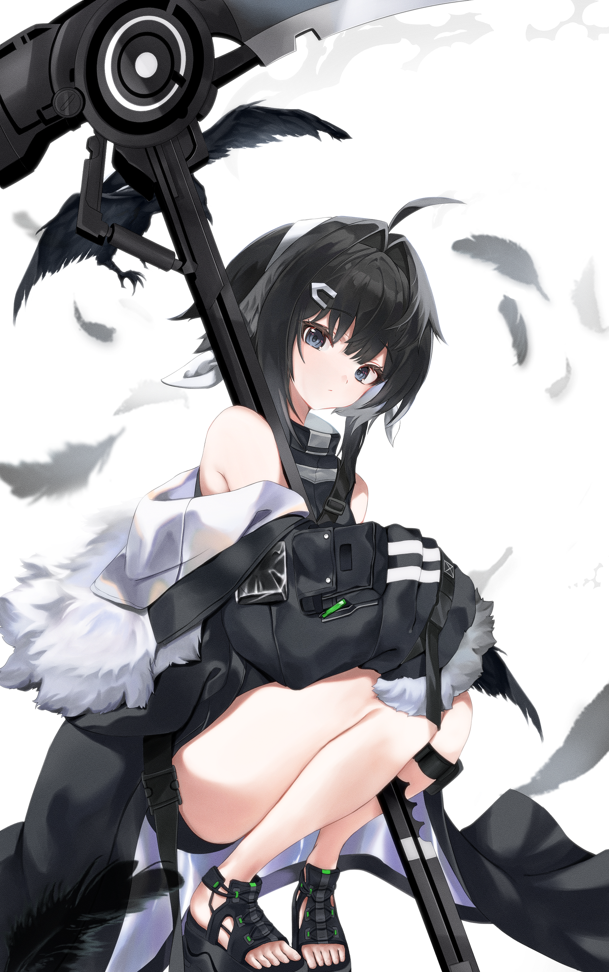 Anime 2046x3262 La Pluma(Arknights) Arknights anime anime girls