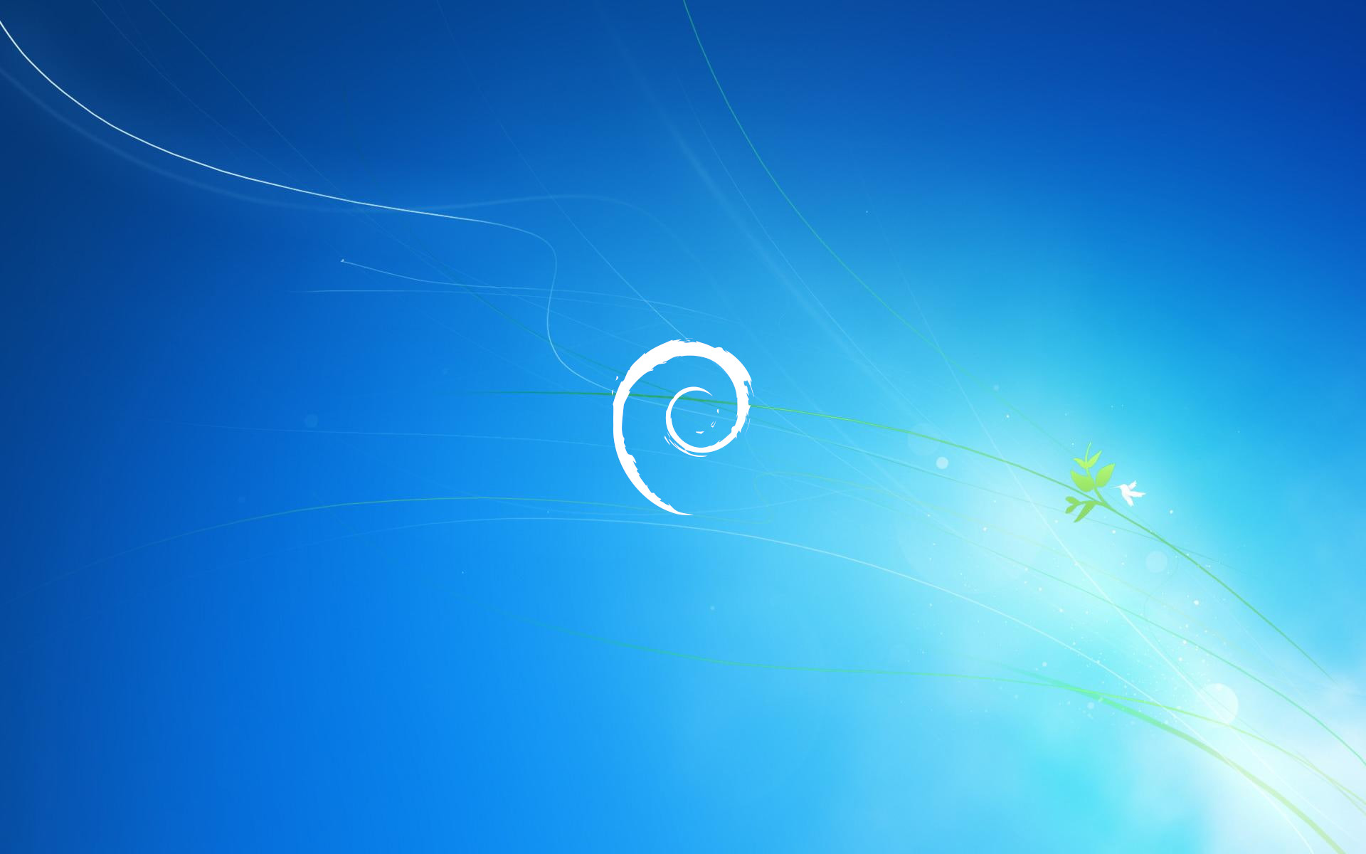 General 1920x1200 Debian frutiger aero Unix technology Free Software logo operating system Linux simple background blue