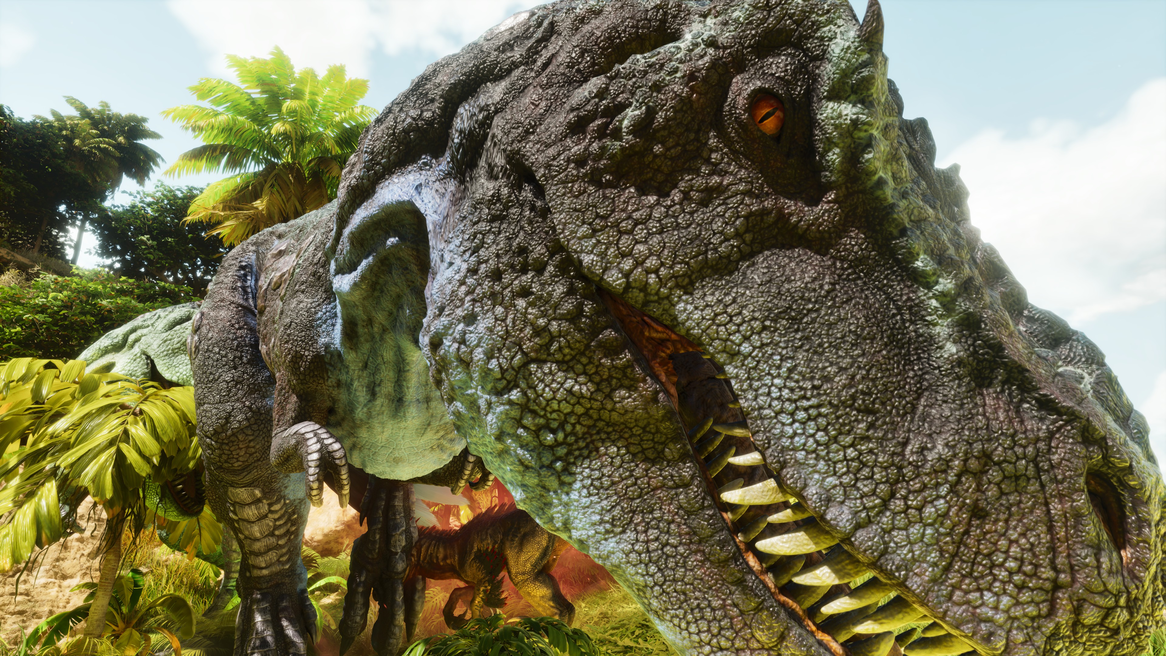 General 3840x2160 ark survival ascended 4K gaming dinosaurs PC gaming