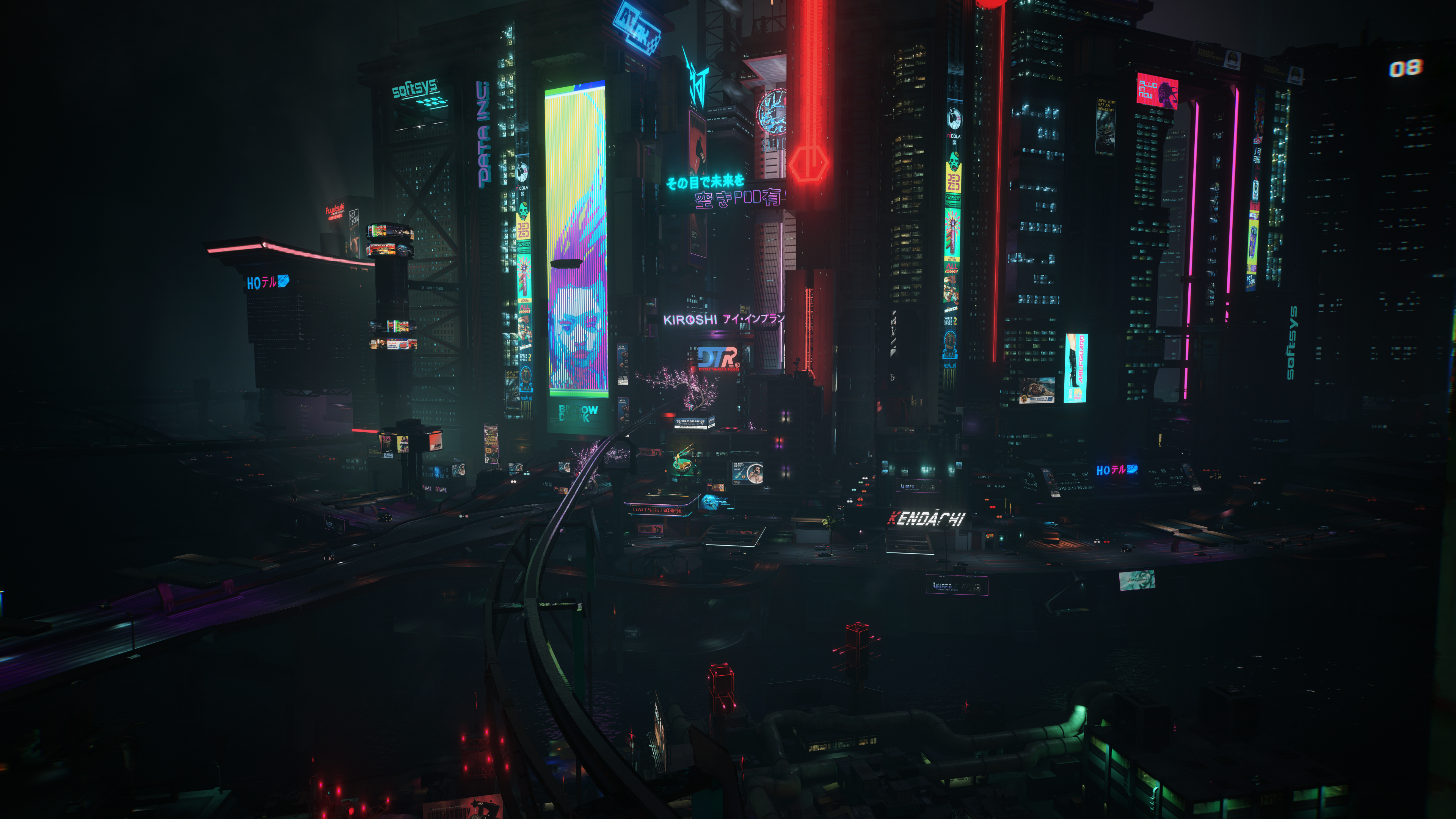 General 3840x2160 Cyberpunk 2077 ray tracing cyberpunk city futuristic science fiction video game art