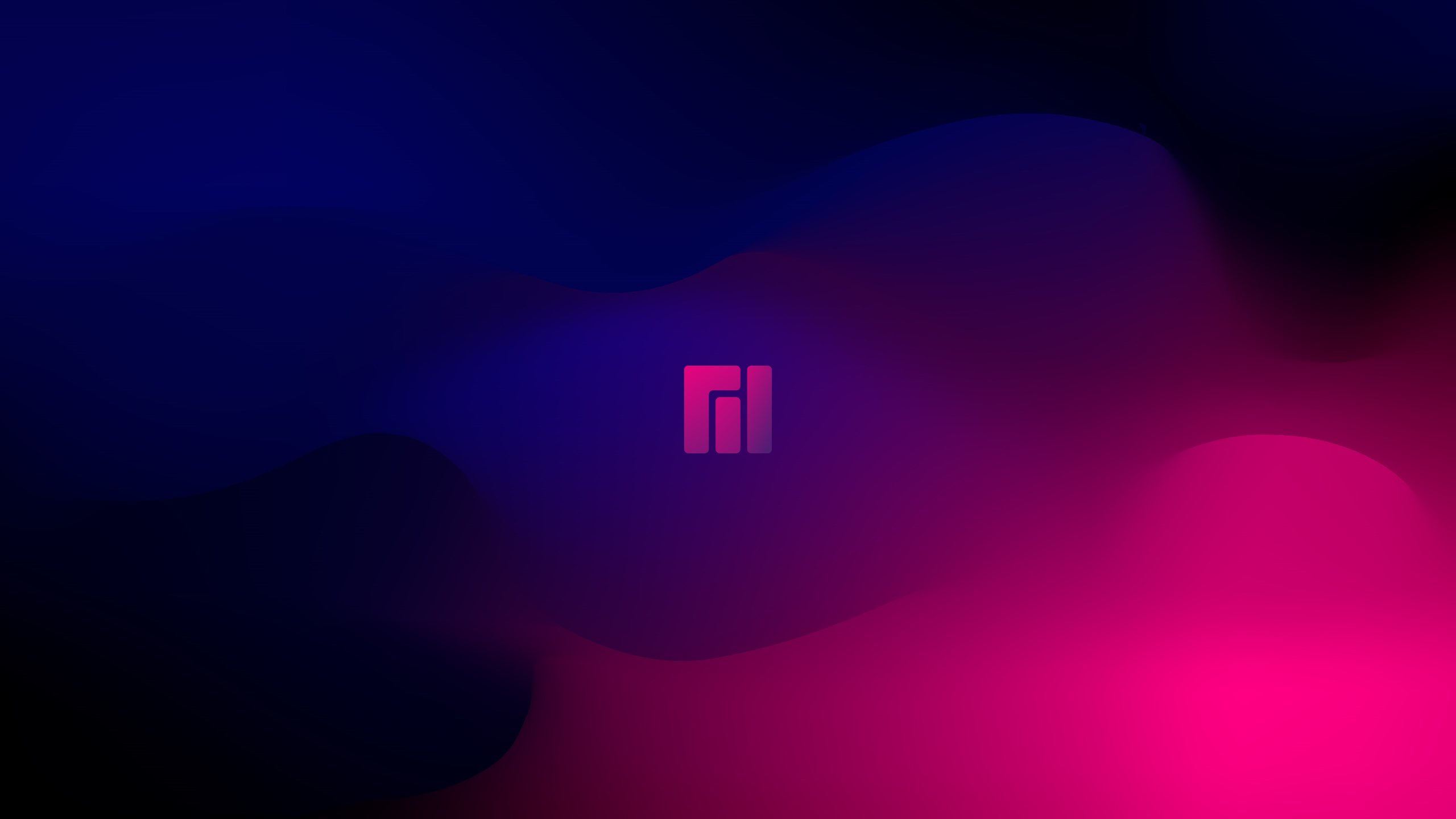 General 2560x1440 Manjaro Linux operating system abstract gradient minimalism simple background logo