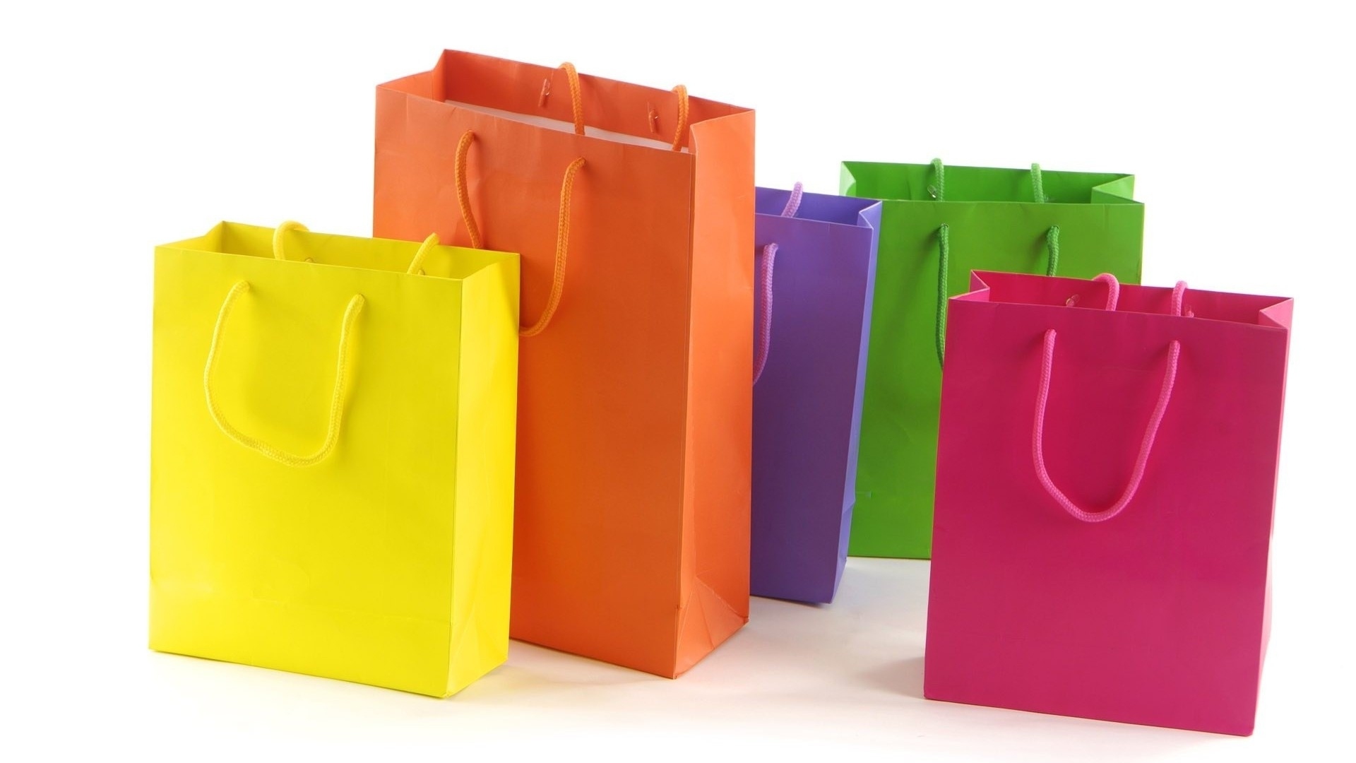 General 1920x1080 colorful shopping shopping bags