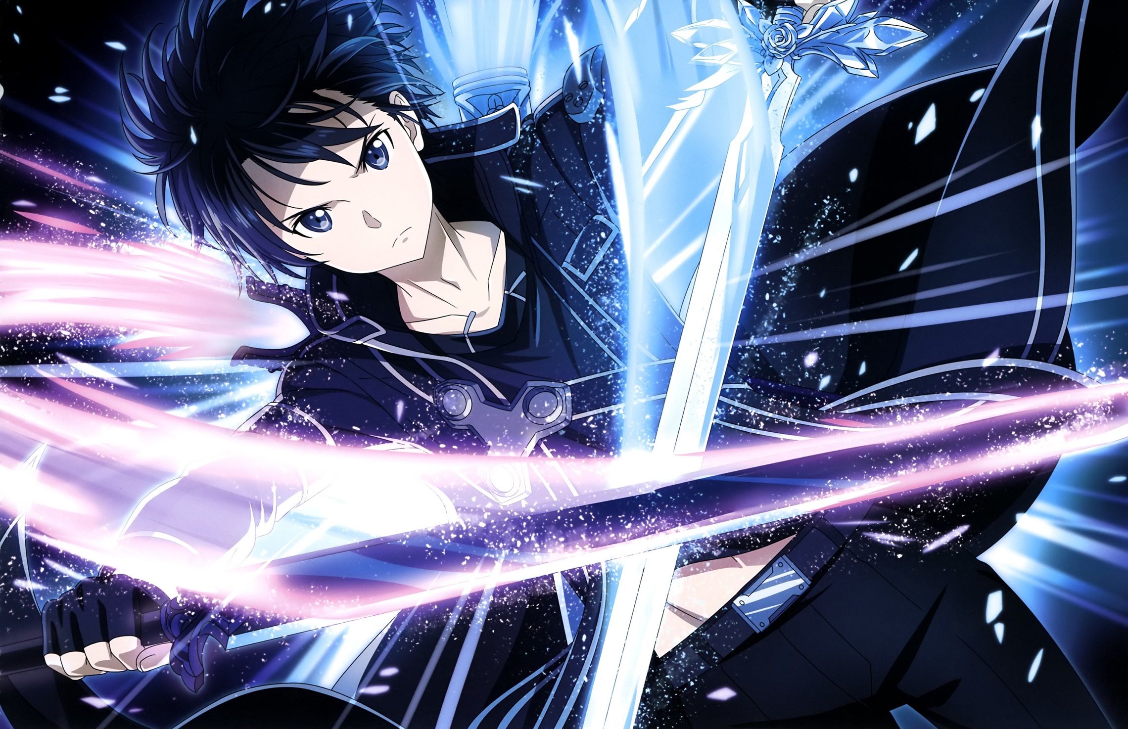 Anime 2280x1474 Sword Art Online anime boys sword
