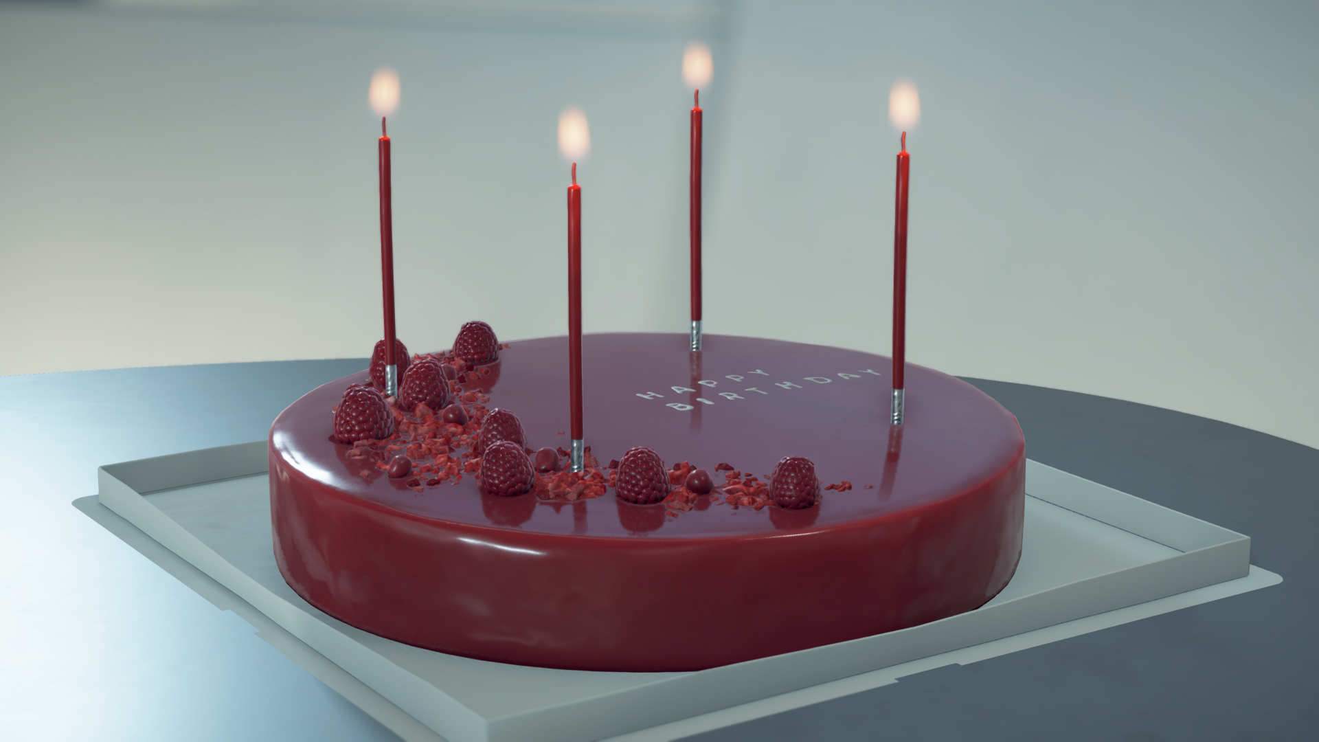 General 1920x1080 Kojima Productions Death Stranding video games screen shot cake birthday raspberries red food CGI candles