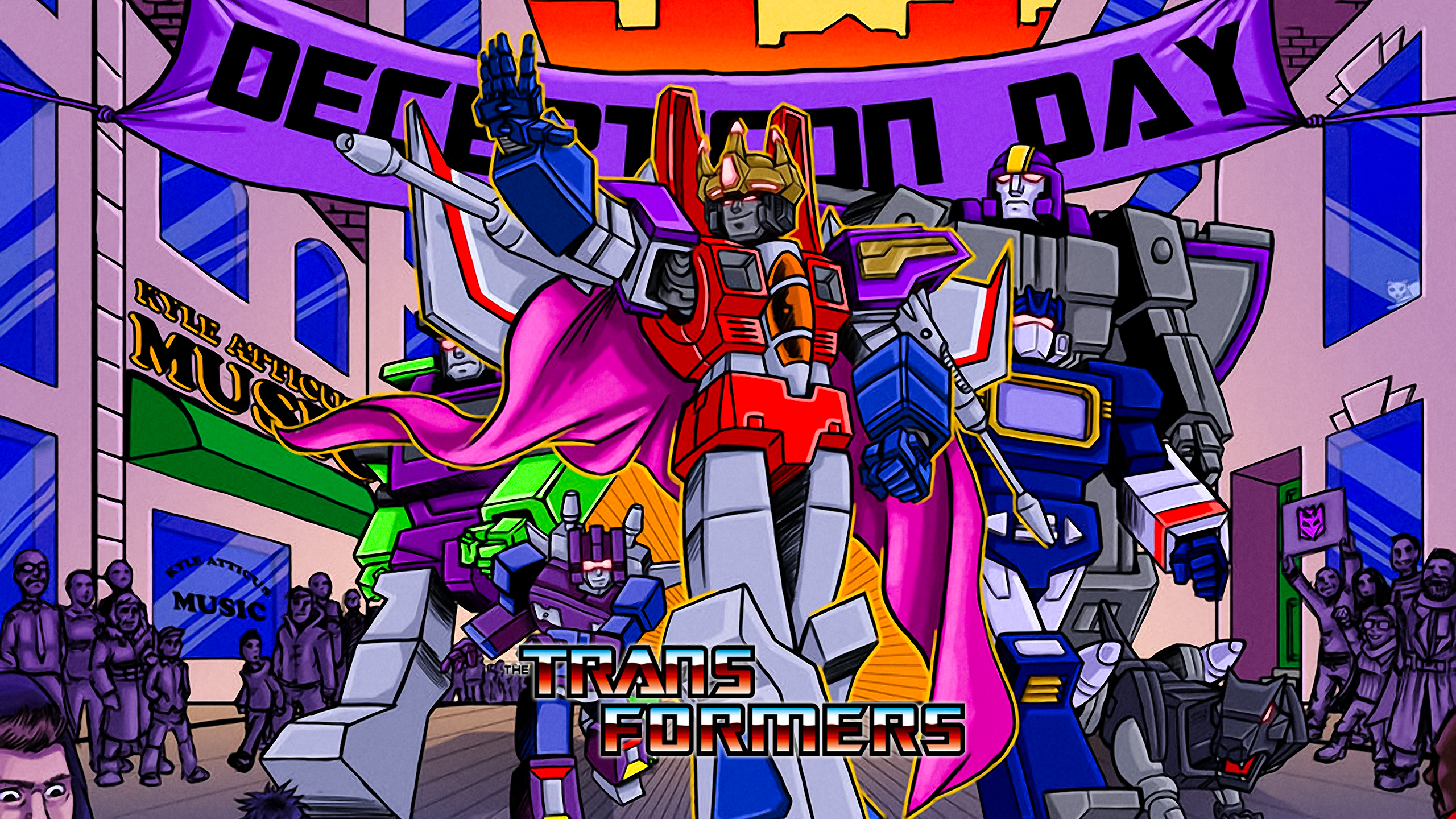 General 2560x1440 Transformers G1 Transformers: Earth Wars Transformers: Fall of Cybertron Transformers cartoon digital art Decepticons