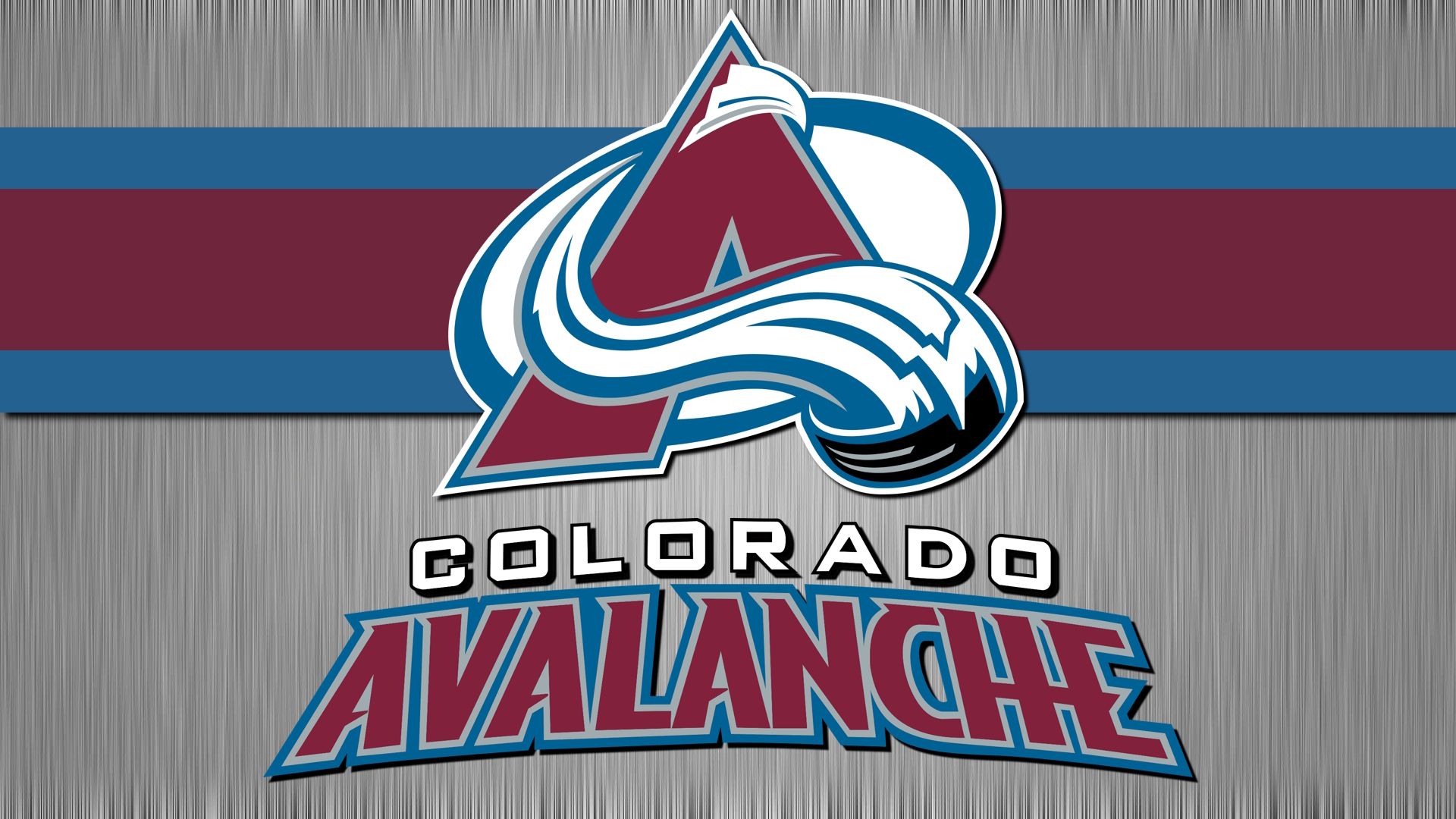 General 1920x1080 Colorado Avalanche NHL ice hockey Denver Colorado logo digital art minimalism simple background sport