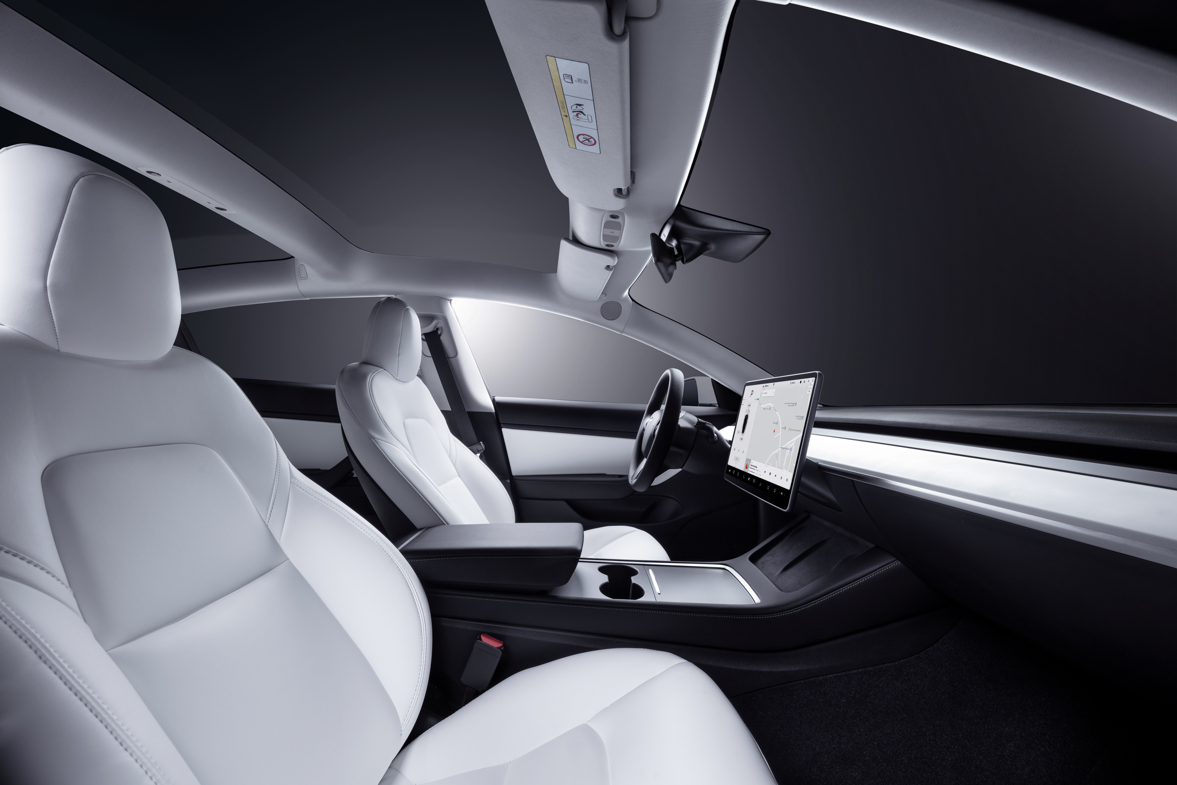 General 4000x2667 Tesla Model 3 Tesla electric car car car interior
