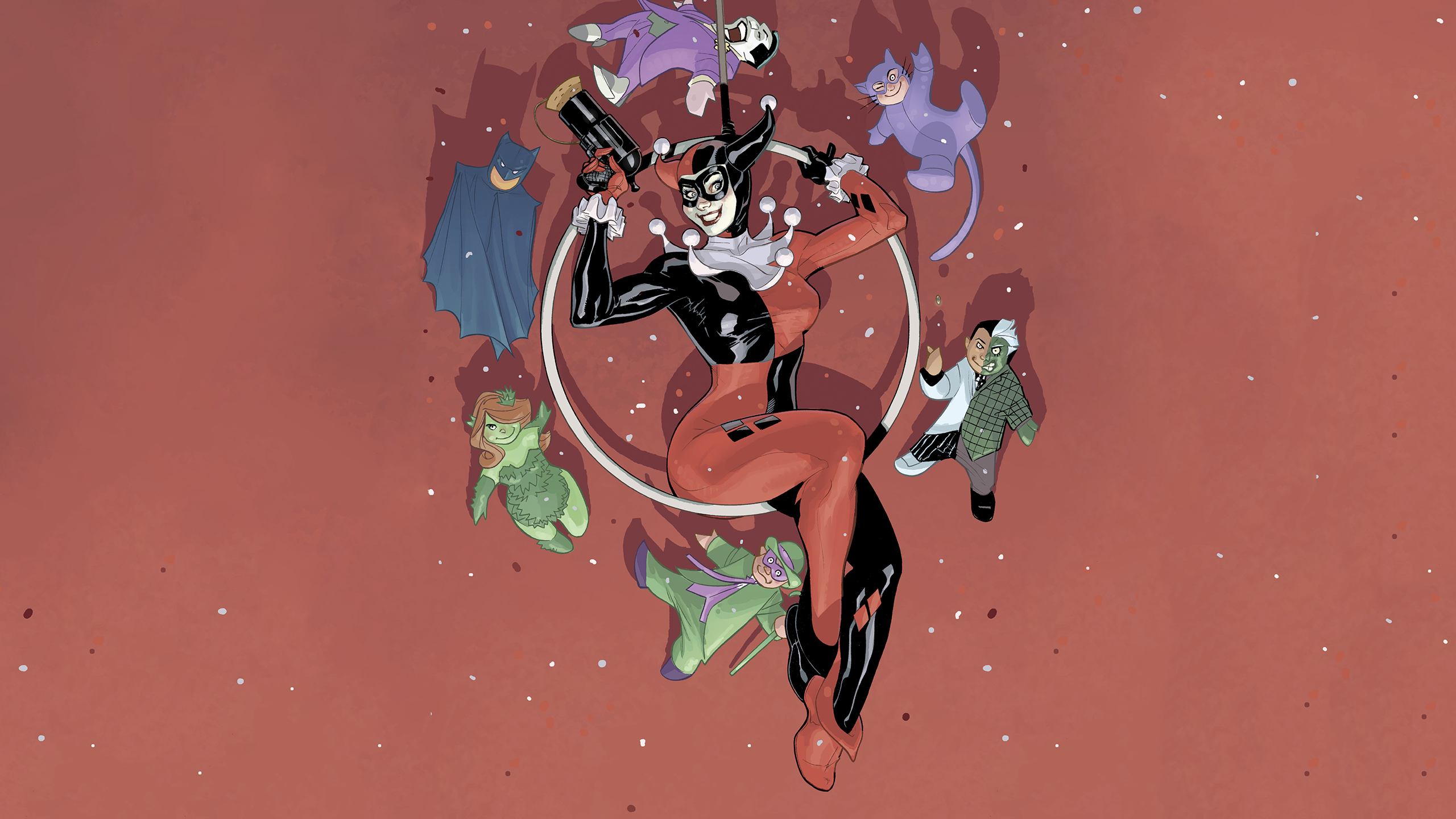 General 2560x1440 Harley Quinn DC Comics Joker The Riddler Poison Ivy Catwoman Batman (2021)
