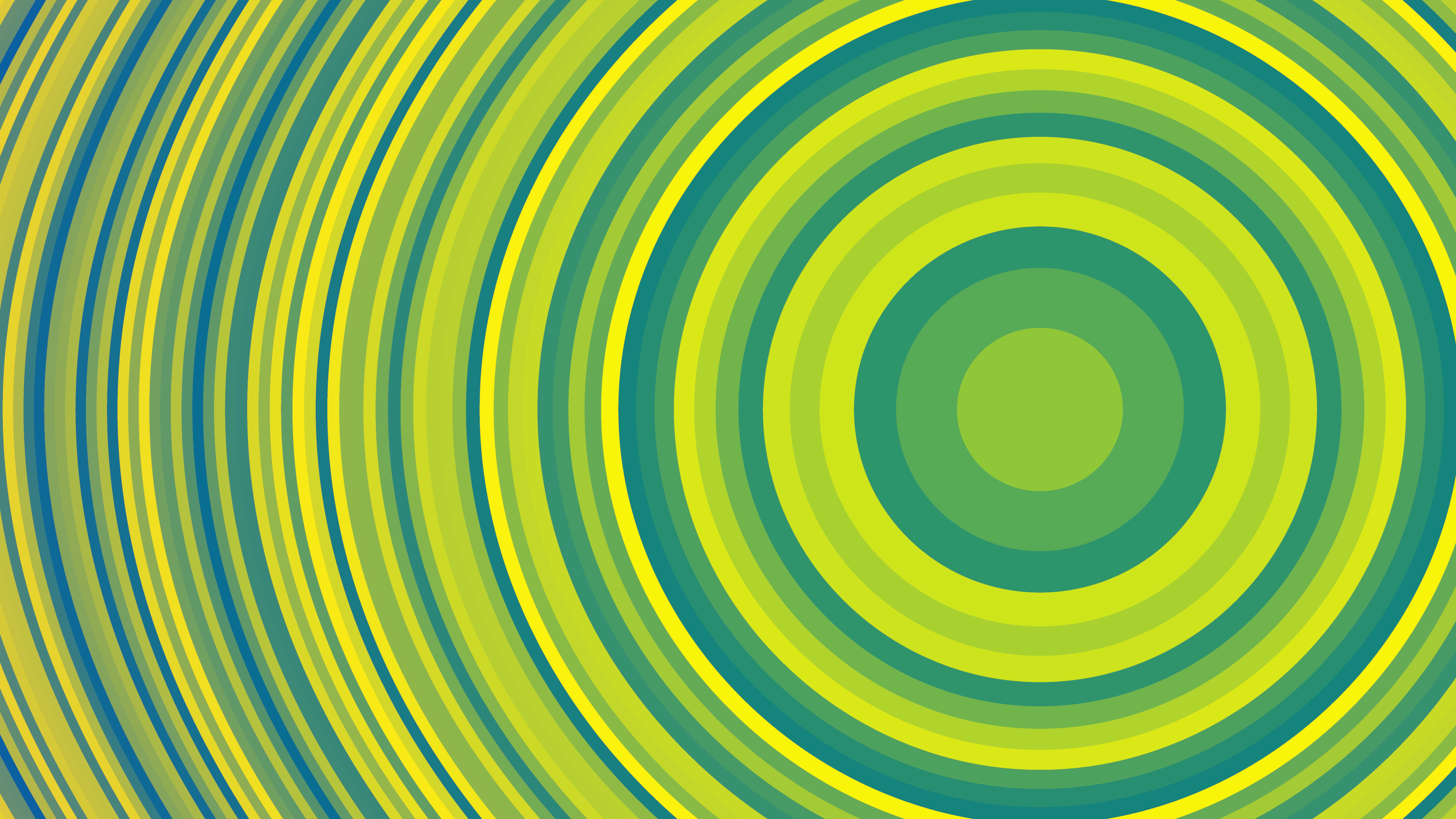 General 3840x2160 abstract circle lime green minimalism artwork gradient green