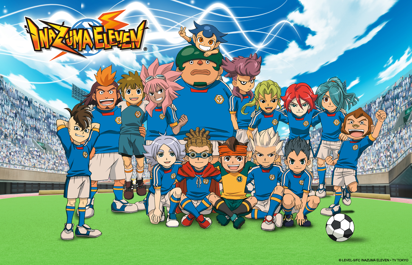 Anime 1402x902 anime Inazuma Eleven Football  sport