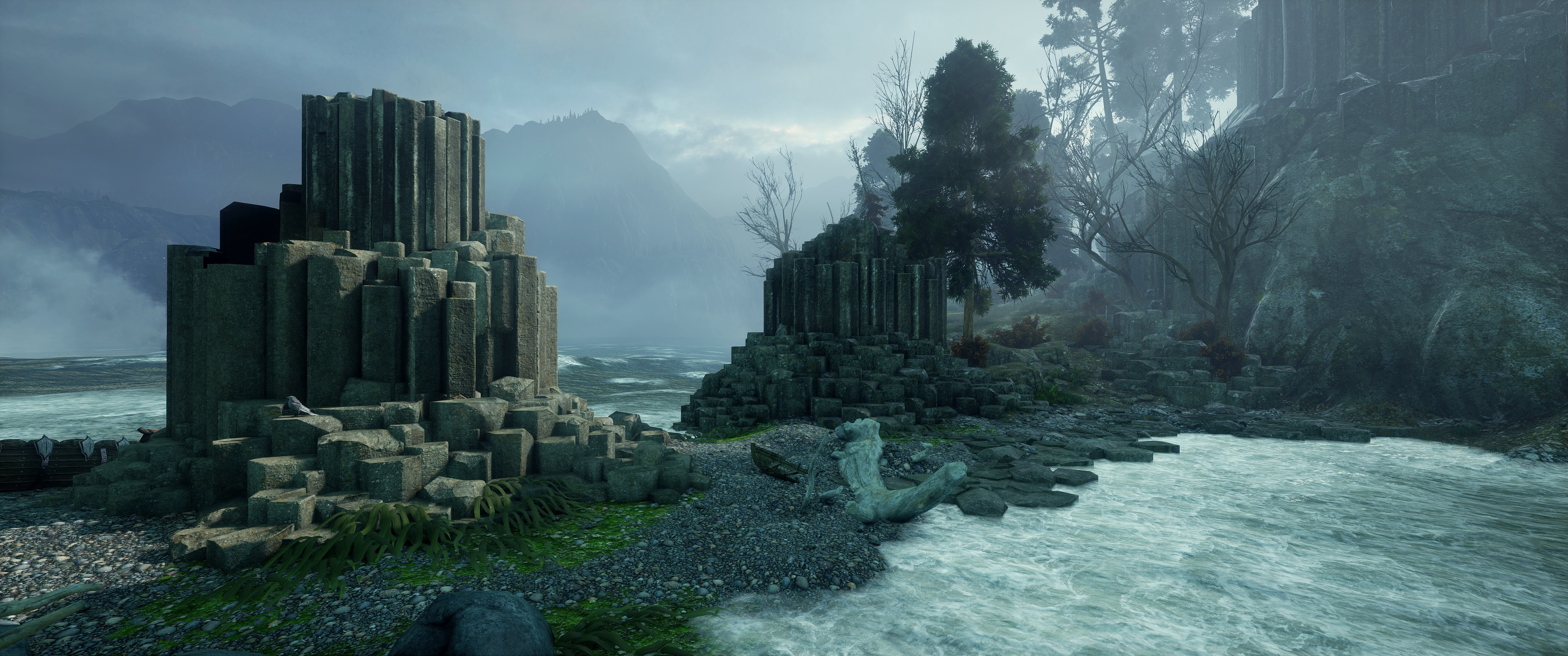 General 3440x1440 Dragon Age: Inquisition video games Game CG screen shot Bioware water trees