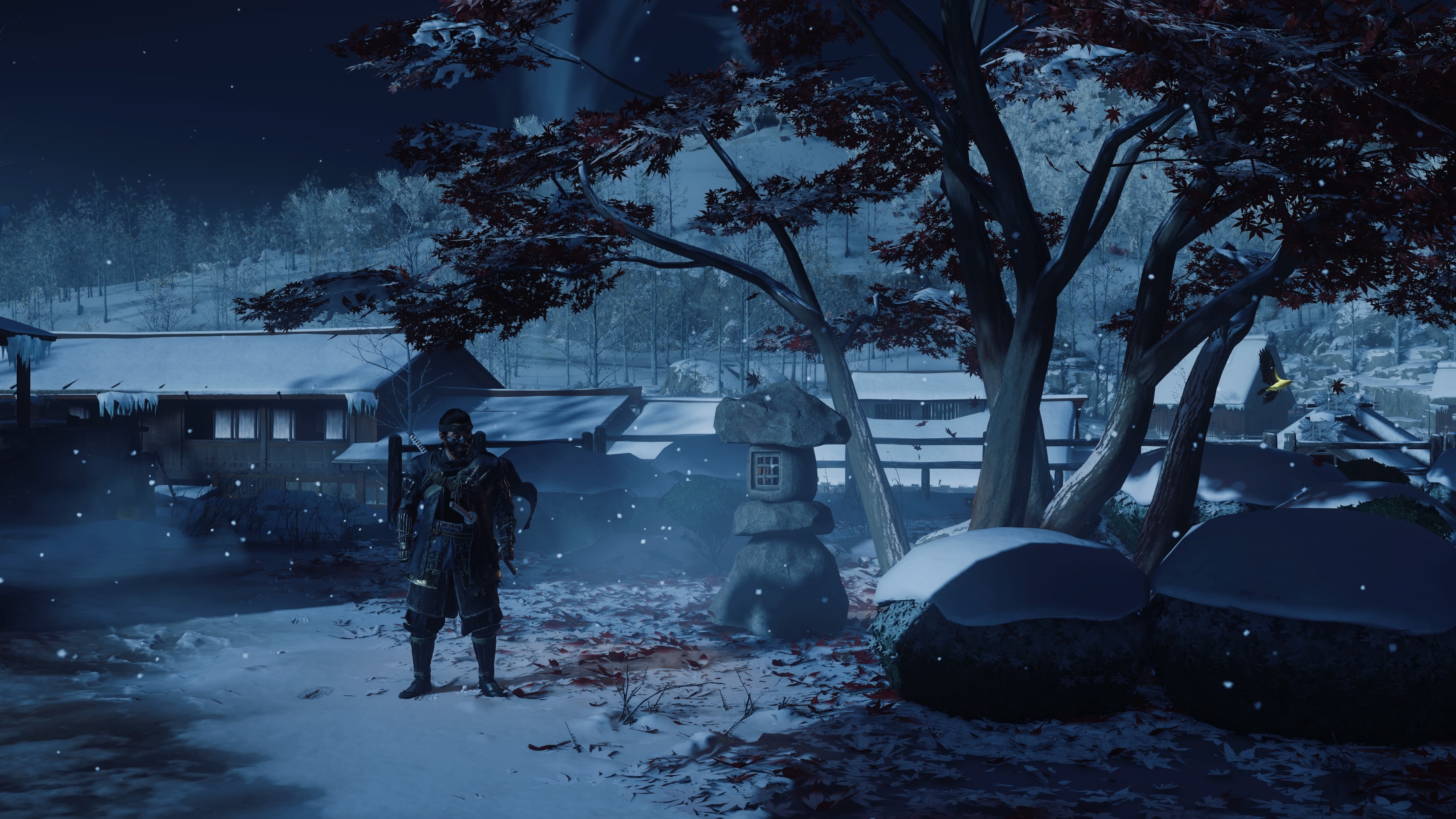 General 3840x2160 Ghost of Tsushima  screen shot Sucker Punch Productions video games Activision Jin Sakai video game characters