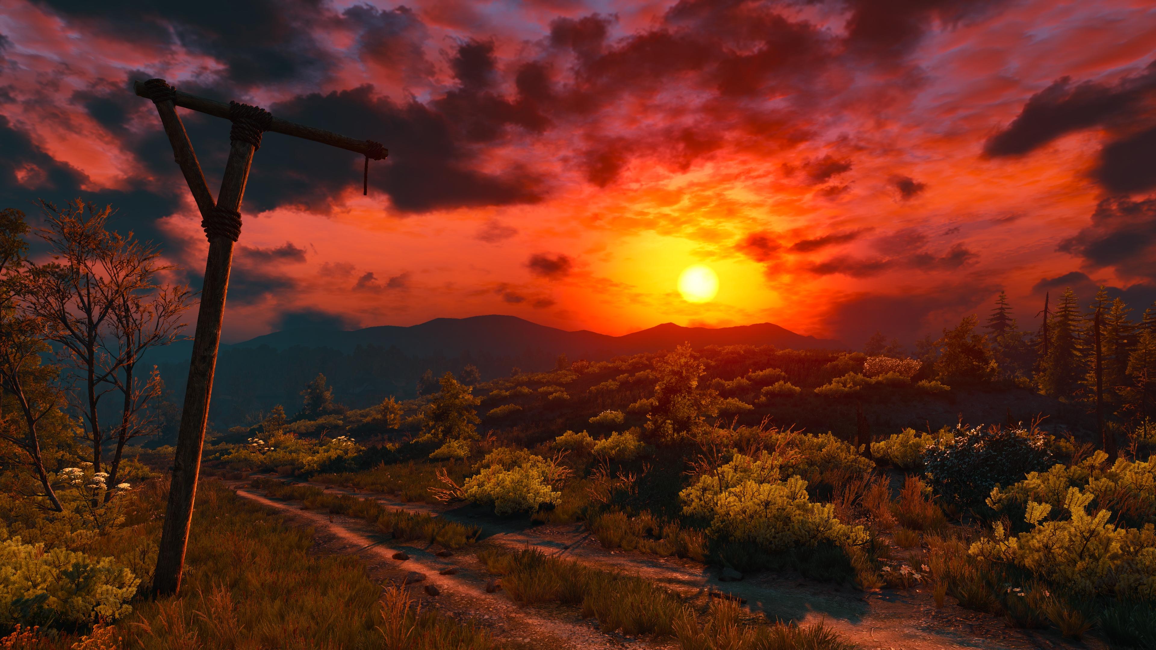 General 3840x2160 The Witcher 3: Wild Hunt video game landscape RPG video games PC gaming screen shot