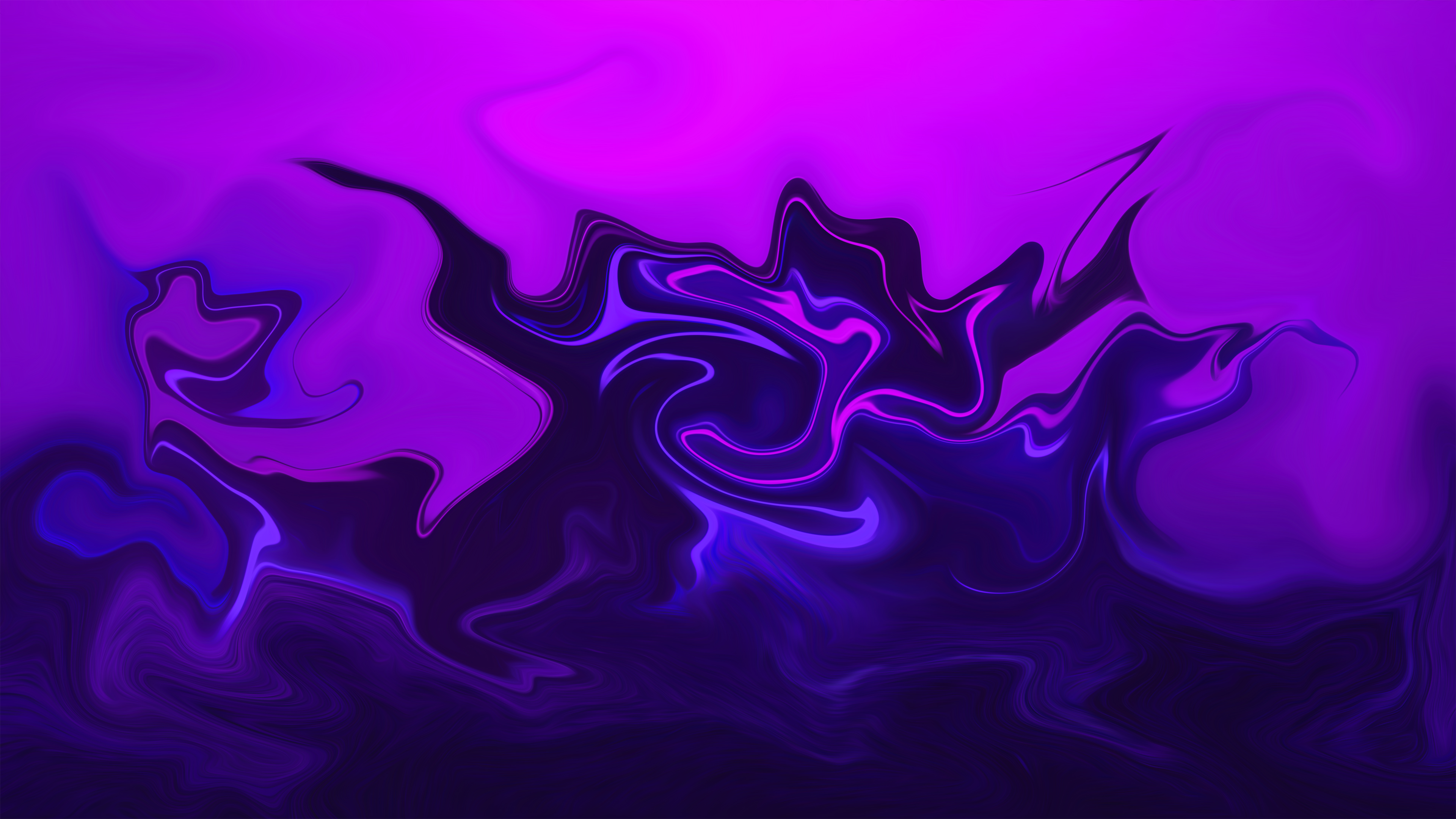 General 3840x2160 abstract fluid liquid artwork ArtStation shapes purple background XEBELION