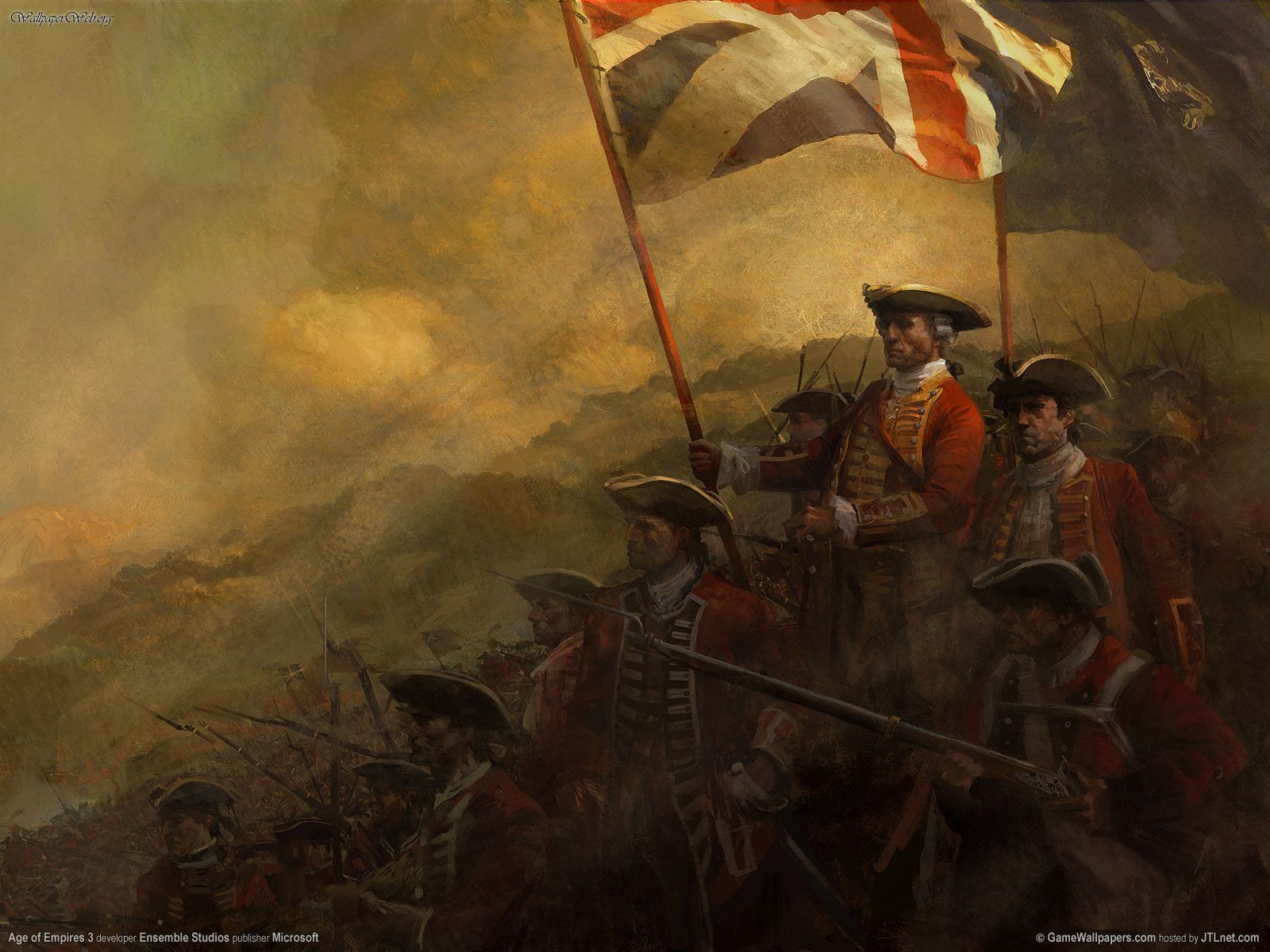 General 1600x1200 red coat British Army Age Of Empires
