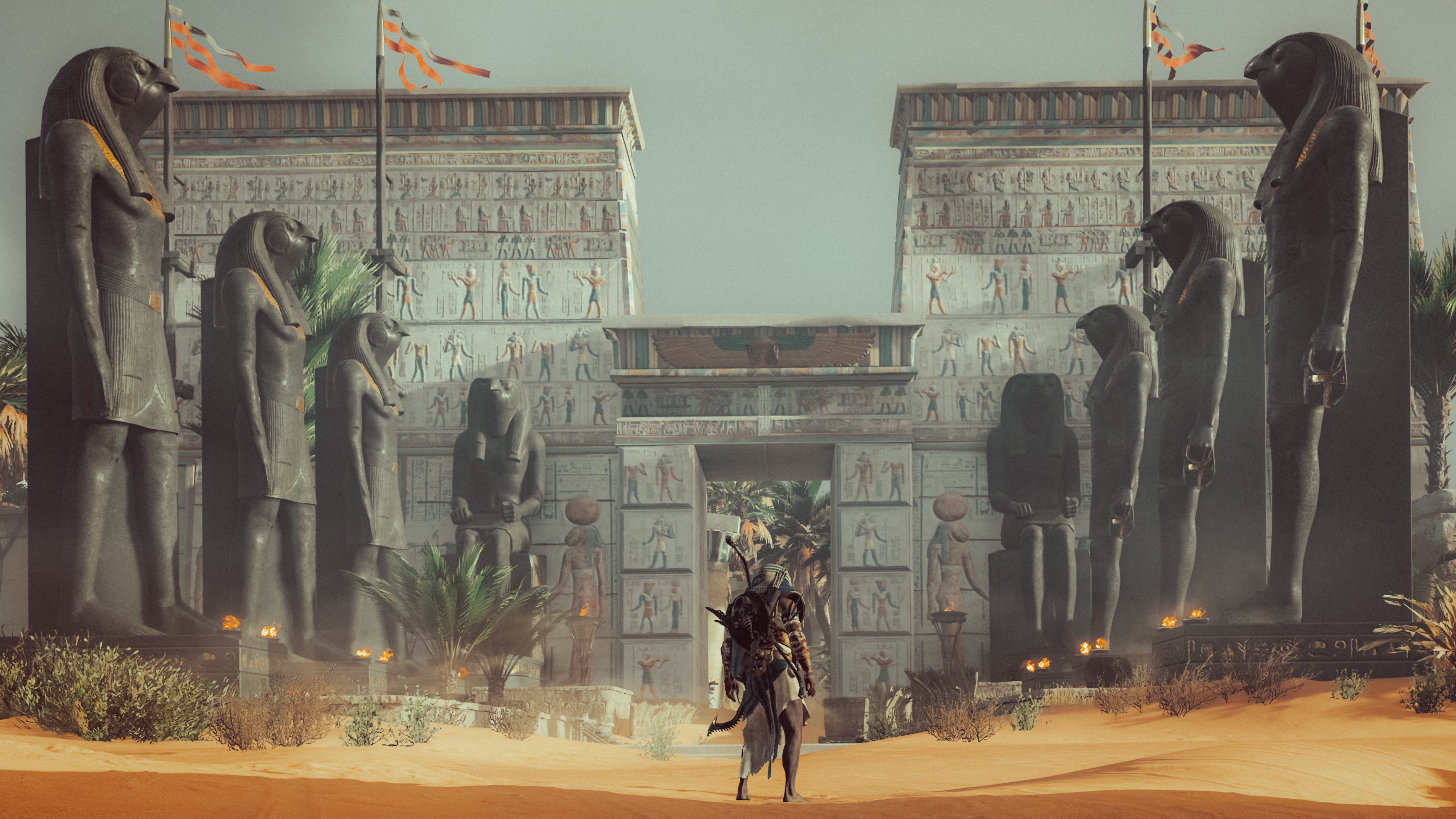 General 3807x2141 PlayStation video games Assassin's Creed: Origins video game characters Bayek Ubisoft