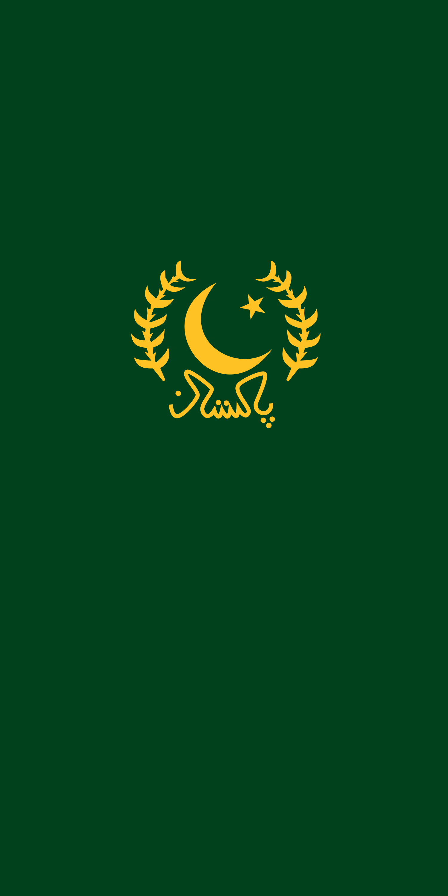 General 1500x3000 Pakistan logo simple background green background minimalism
