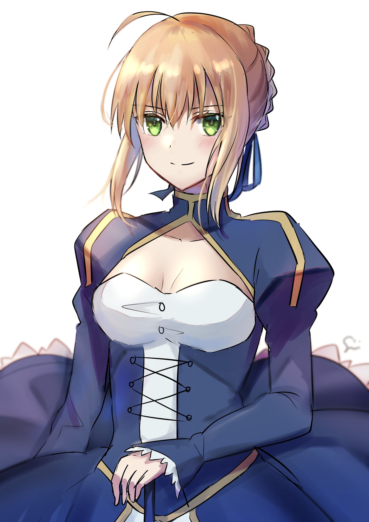 long hair, blonde, anime, anime girls, Fate series, Fate/Stay Night ...