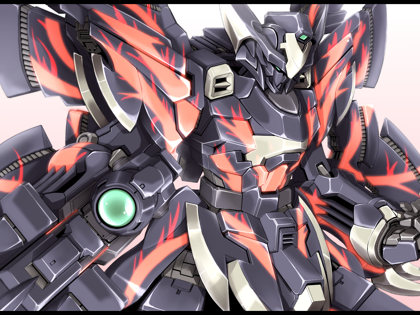 Anime 1440x1080 anime mechs Galilnagant Super Robot Taisen artwork digital art fan art