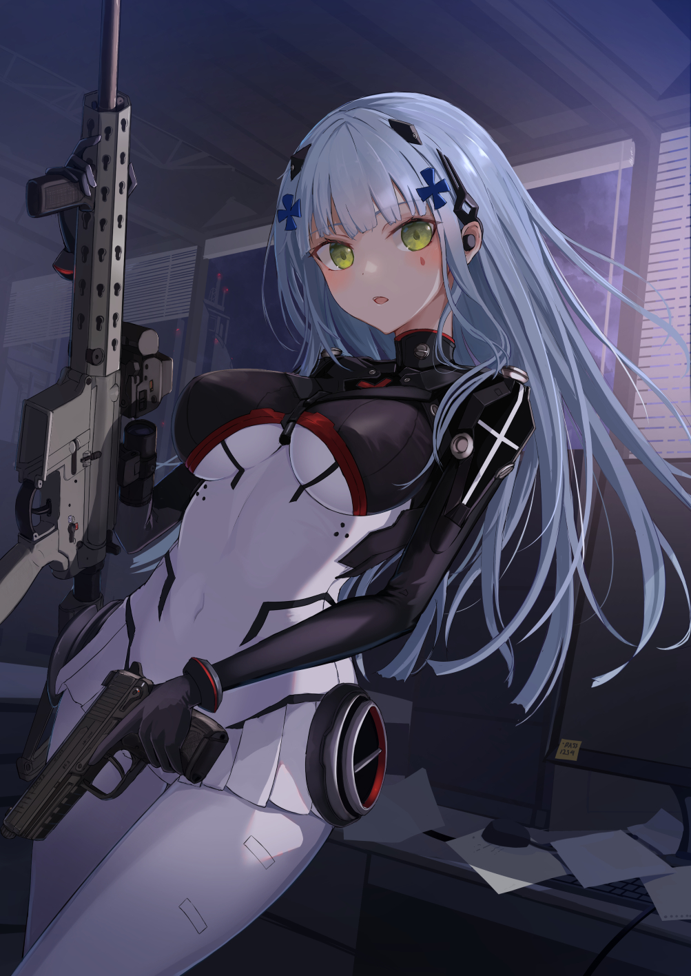 Anime 1003x1416 Girls Frontline HK416 (Girls Frontline) Shumeia gun girls with guns