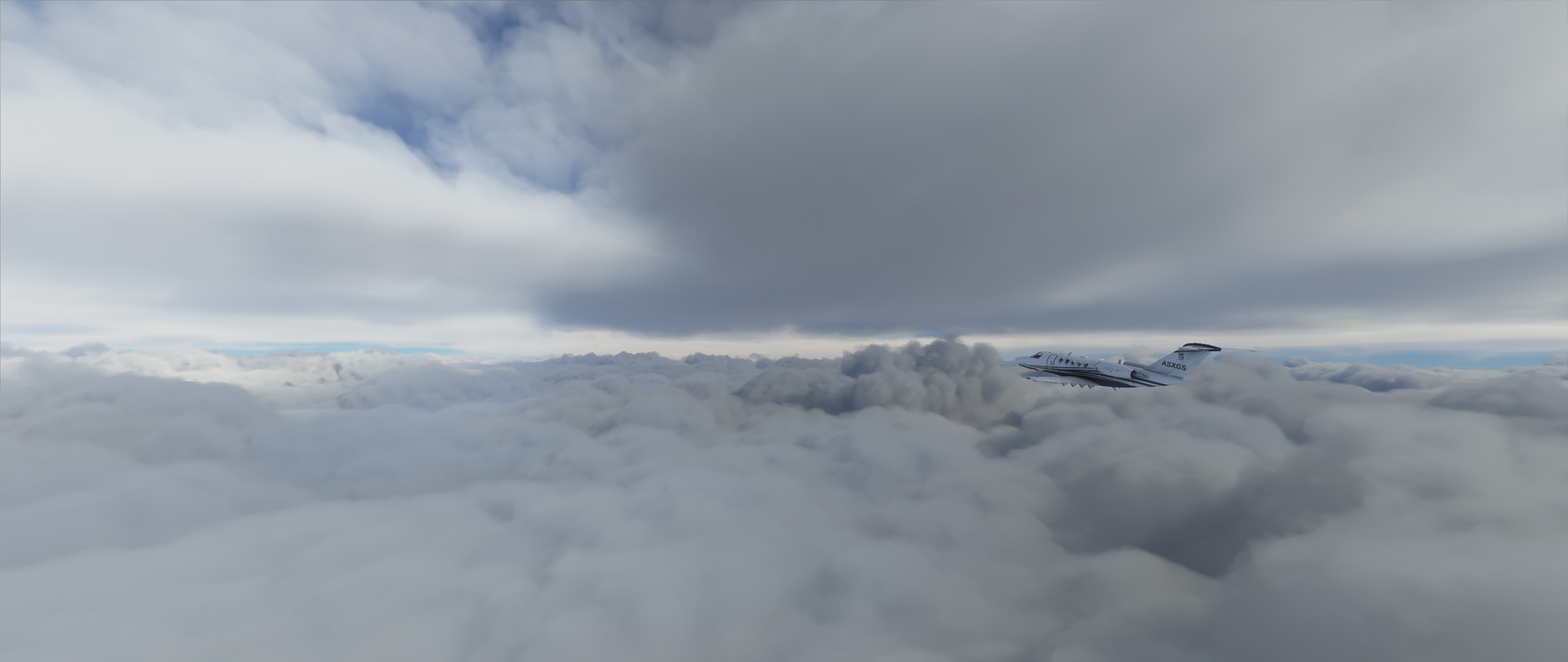 General 2560x1080 Microsoft Flight Simulator 2020 clouds cessna ultrawide PC gaming screen shot aircraft vehicle
