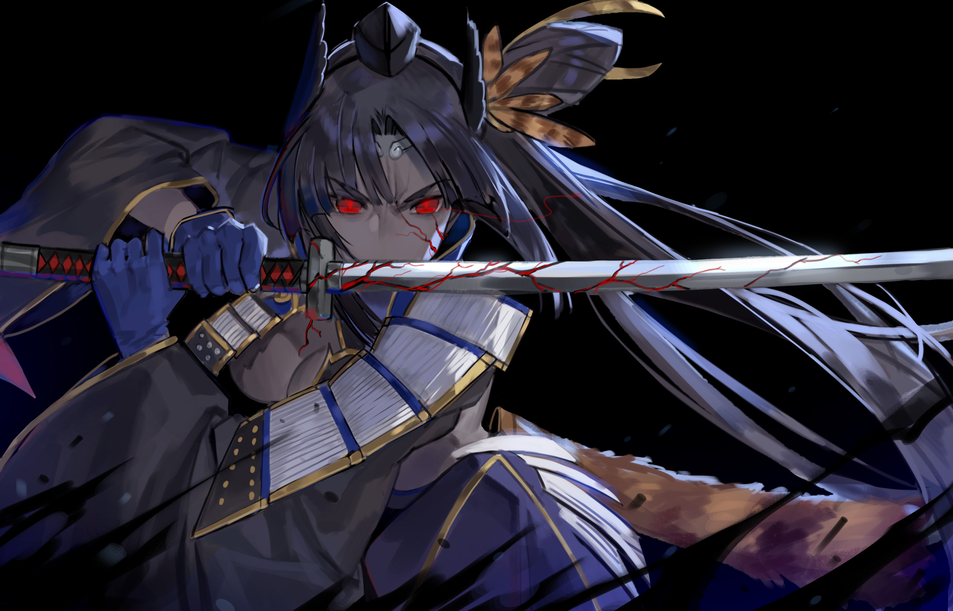 Anime 3116x2000 Fate/Grand Order katana anime girls samurai