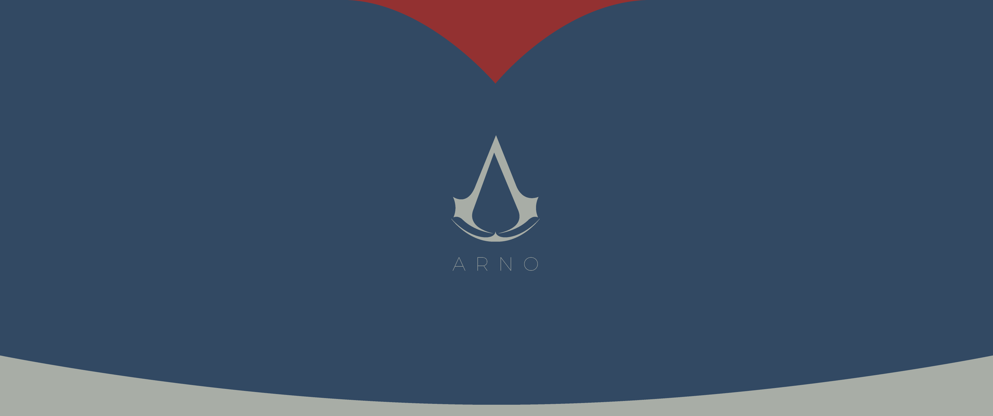 General 3440x1440 Arno Dorian Assassin's Creed video game art simple background digital art watermarked ultrawide video games
