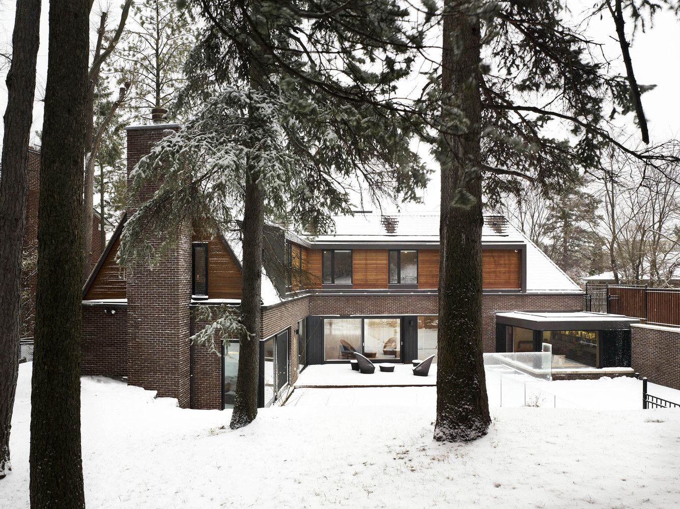 General 1336x1000 forest house architecture snow mansions