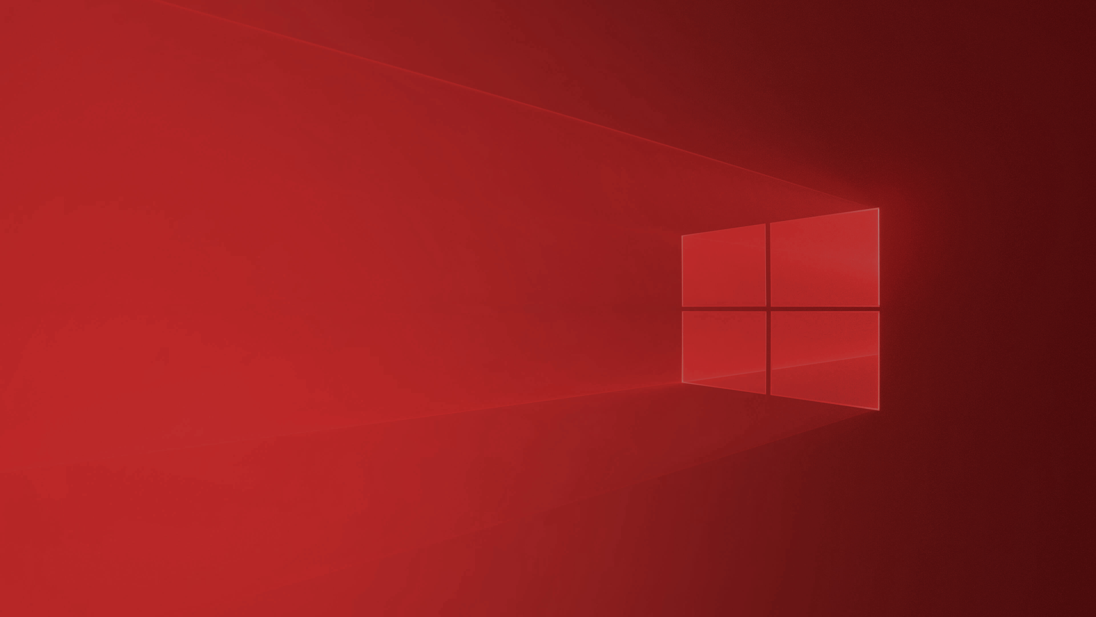 General 3840x2160 Windows 10 computer Software red Microsoft Windows minimalism azul red background simple background
