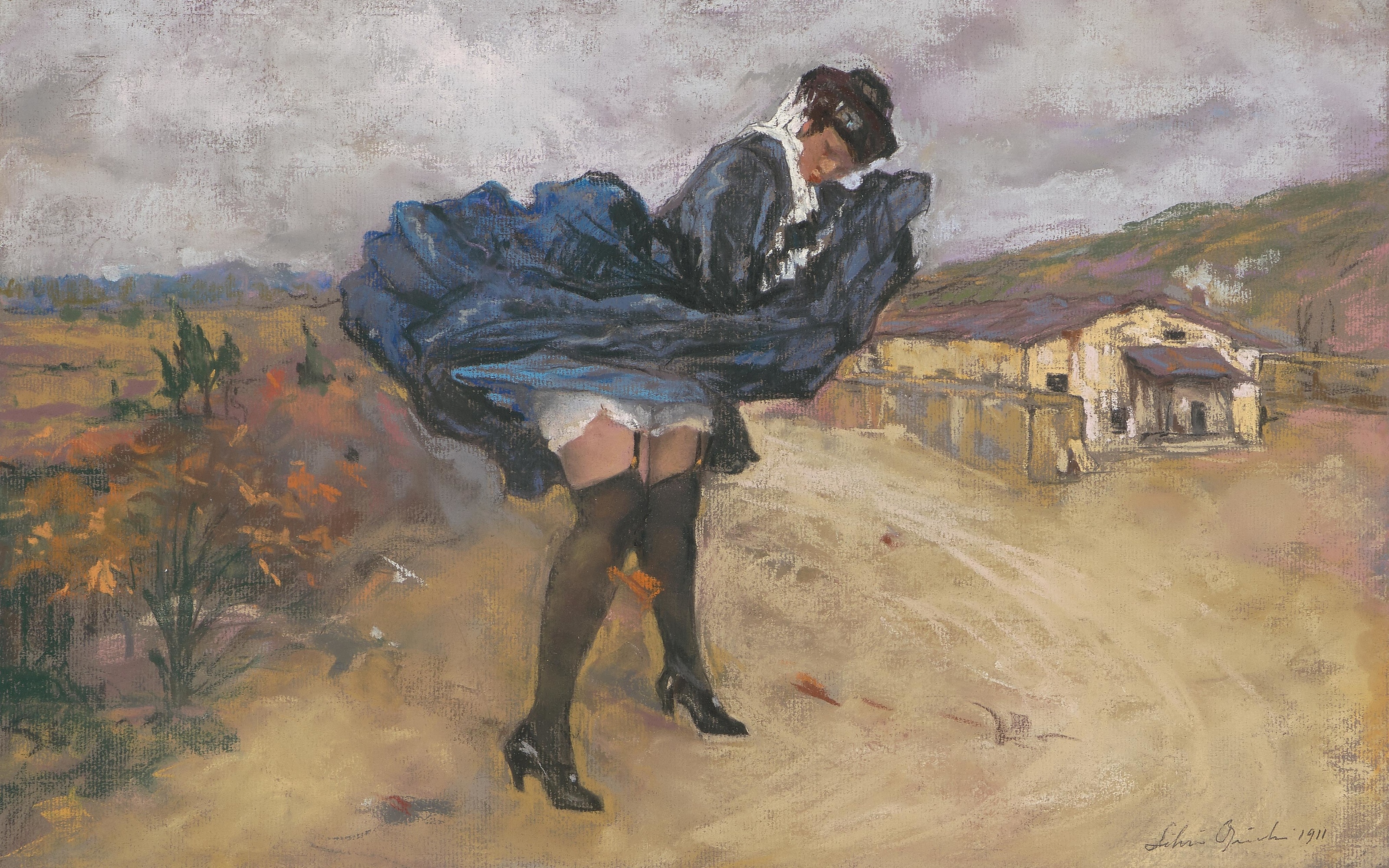 General 3200x2000 women artwork 1911 (Year) painting Silvio Bicchi classic art