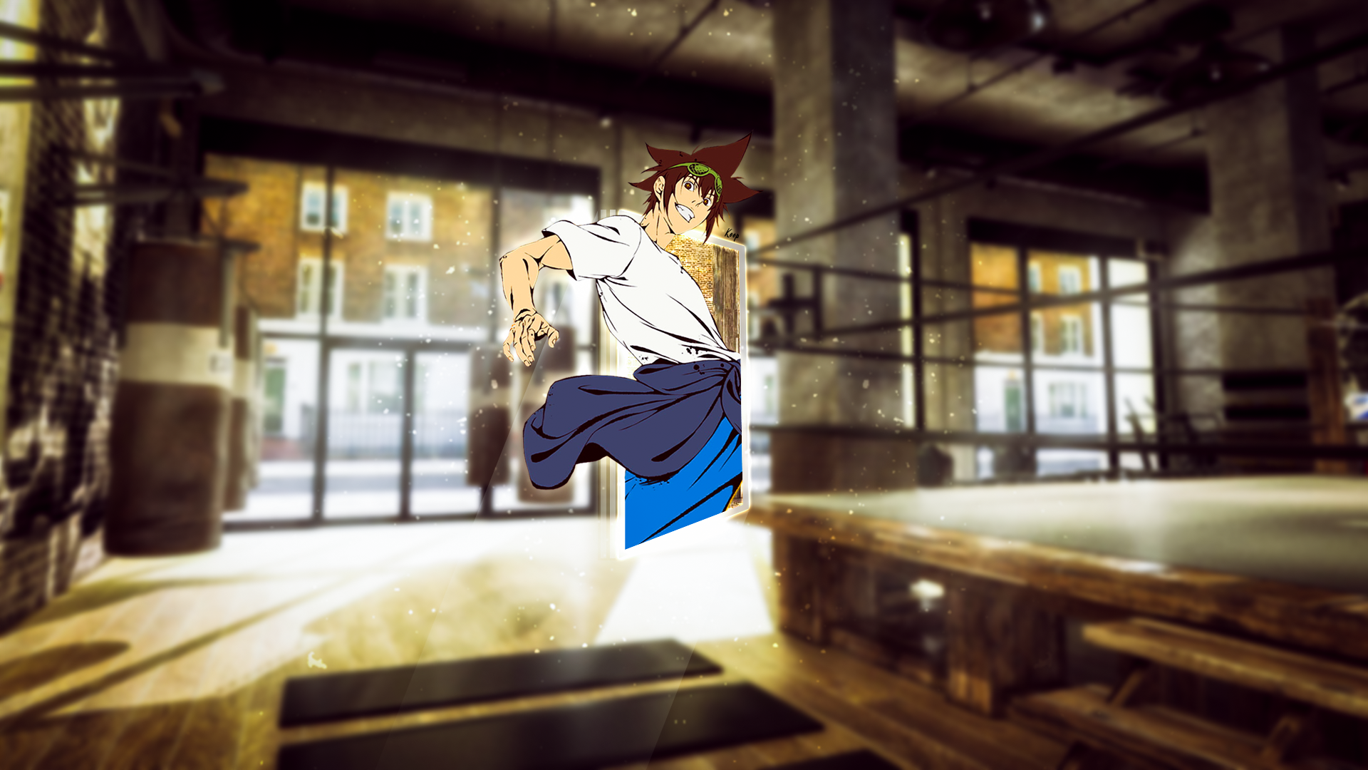 Anime 1920x1080 The God of High School Jin Mori picture-in-picture anime DeviantArt anime men