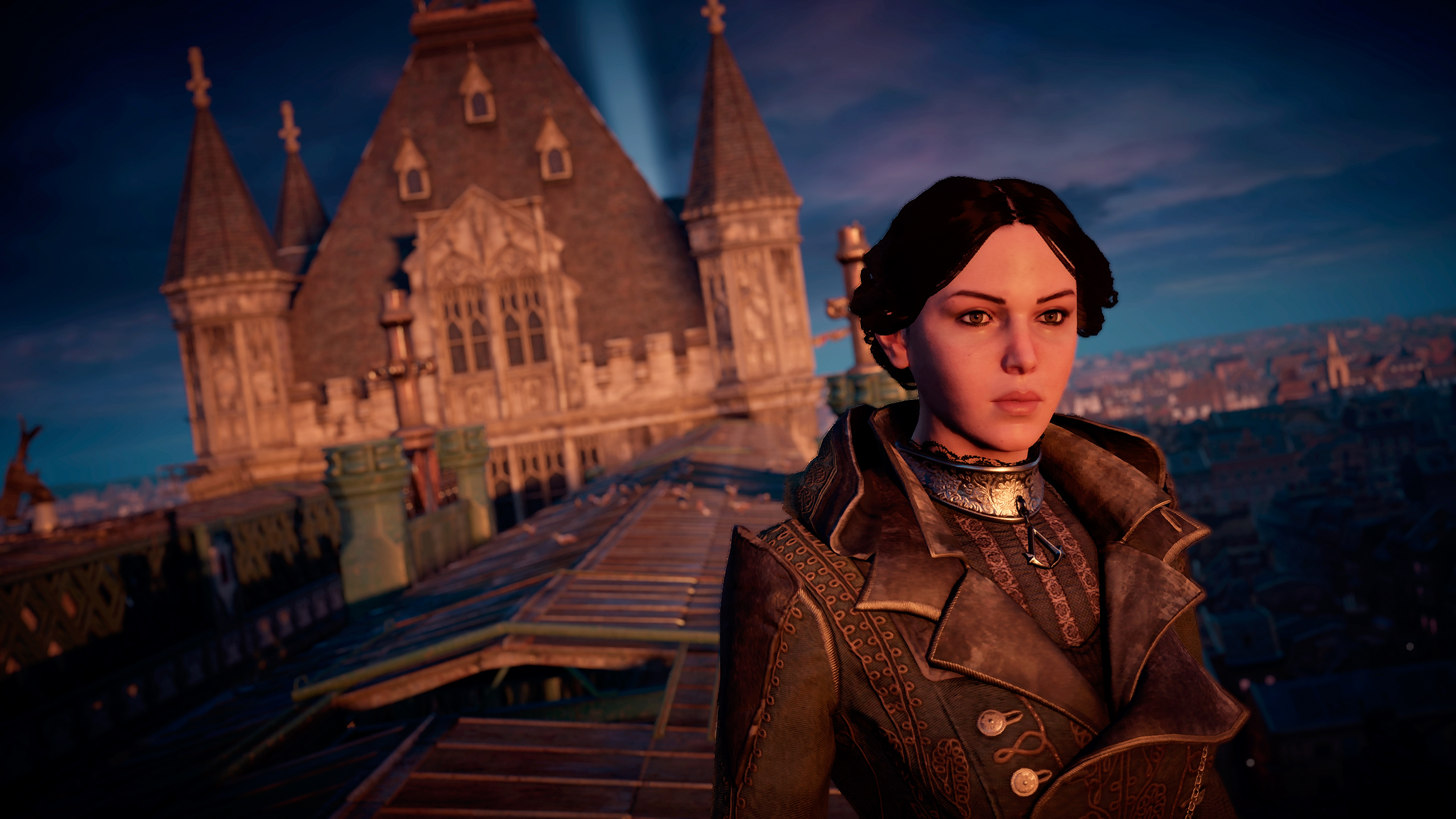 General 2560x1440 Assassin's Creed Lydia Frye London dusk video games Assassin's Creed Syndicate video game characters Ubisoft