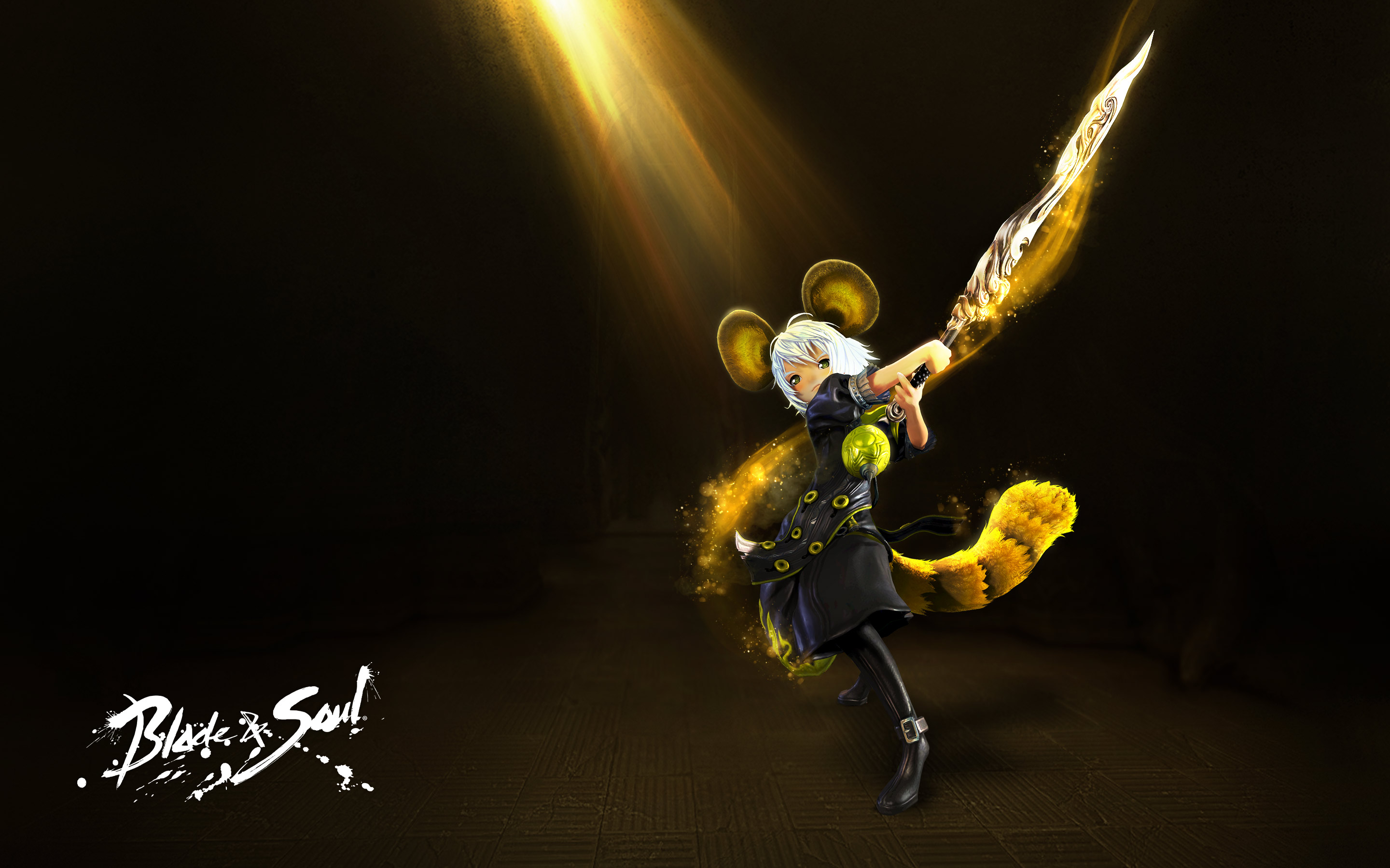 General 2880x1800 Blade & Soul bns mouse ears video games anime girls anime sword