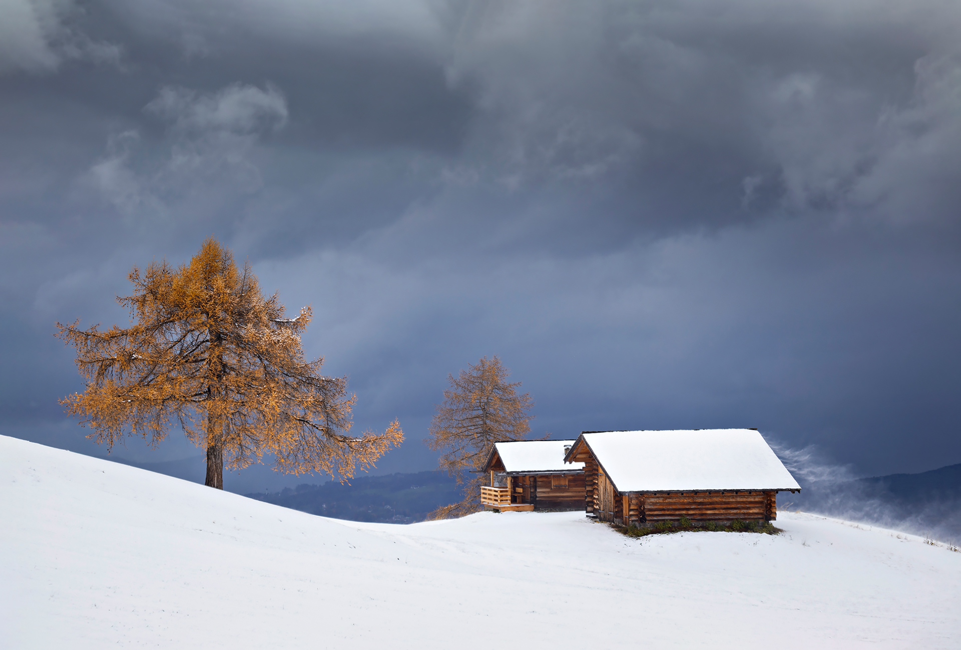 General 1920x1299 landscape trees snow winter sky hut outdoors