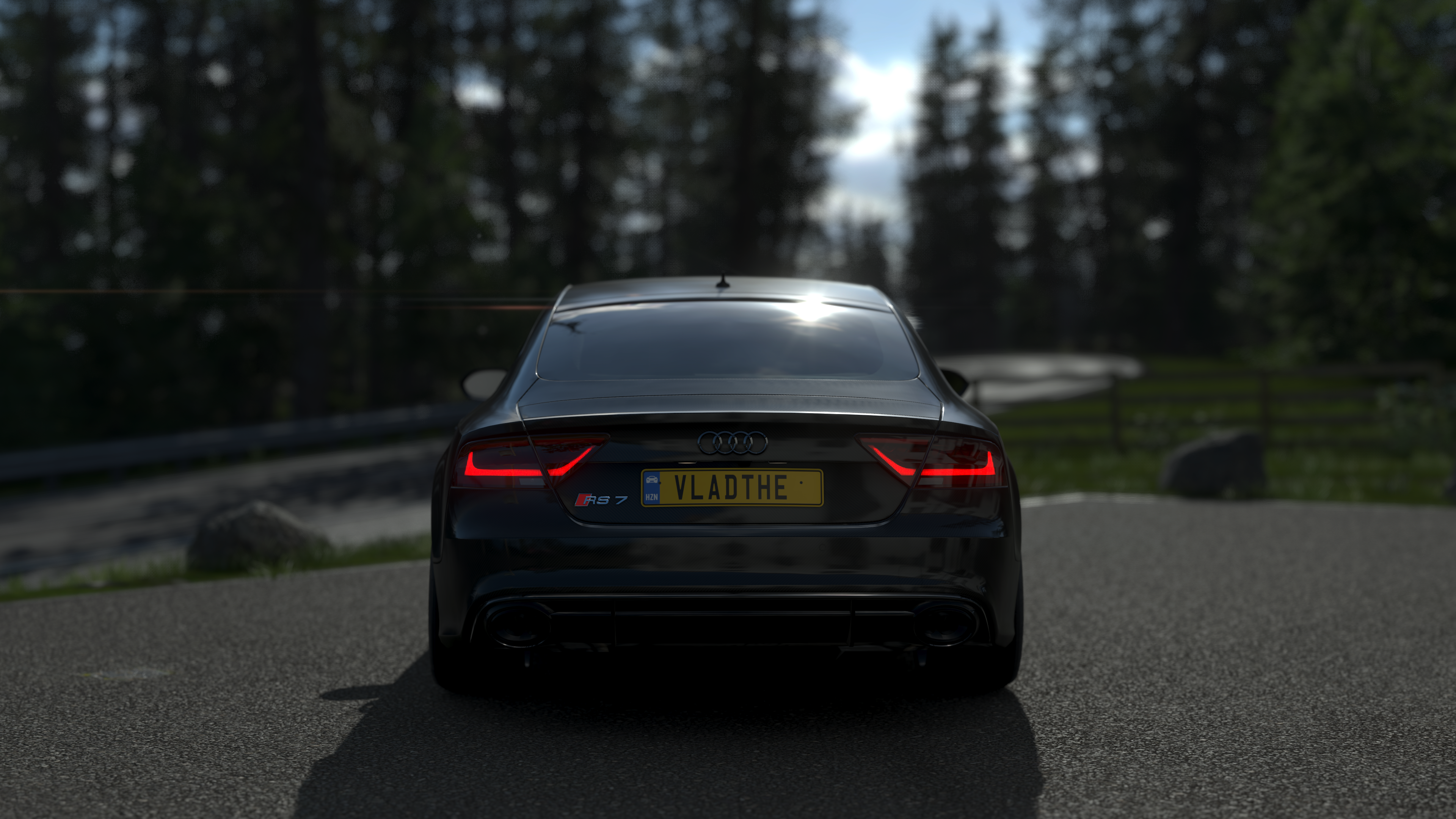 General 3840x2160 Forza Forza Horizon 4 video games Audi screen shot car rear view