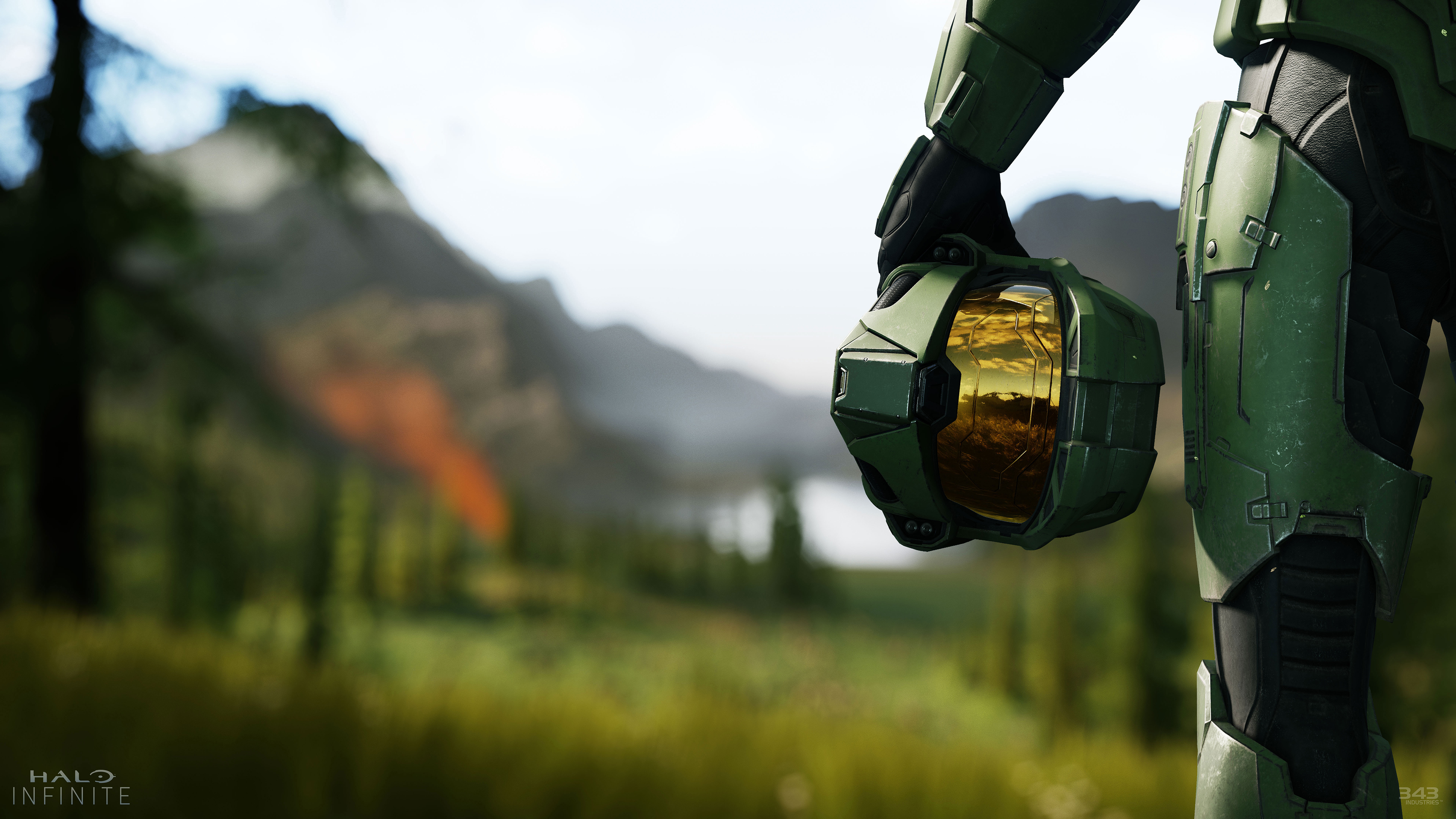 General 3840x2160 Halo (game) science fiction military soldier Xbox Xbox One video games Master Chief (Halo) Halo Infinite video game art helmet futuristic armor video game characters