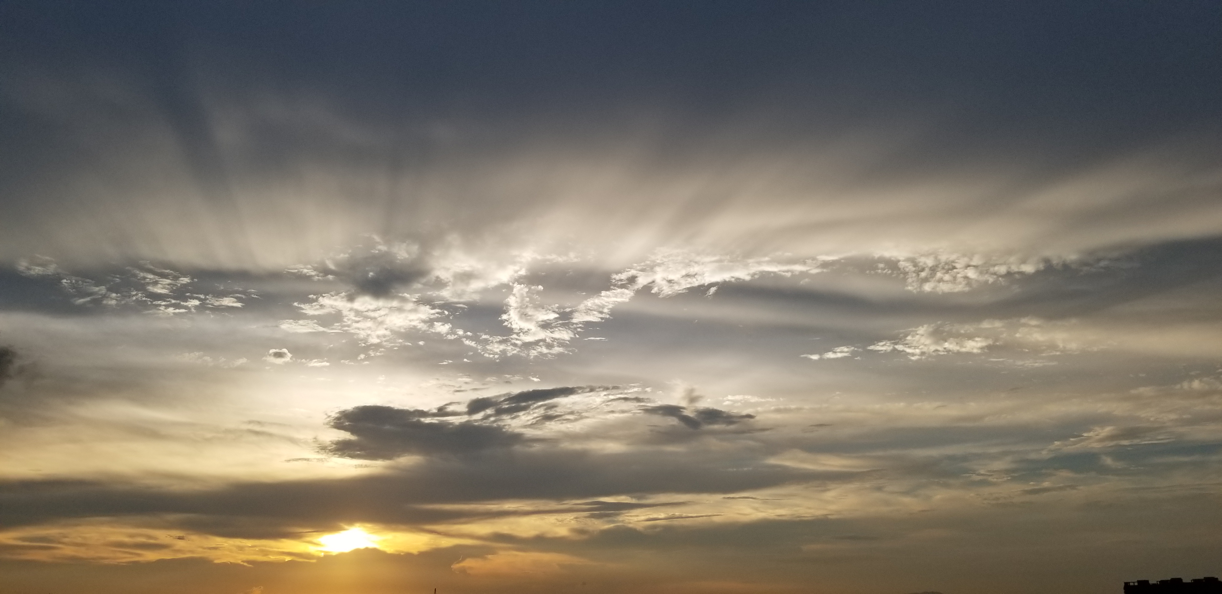 General 4032x1960 sunset sky clouds