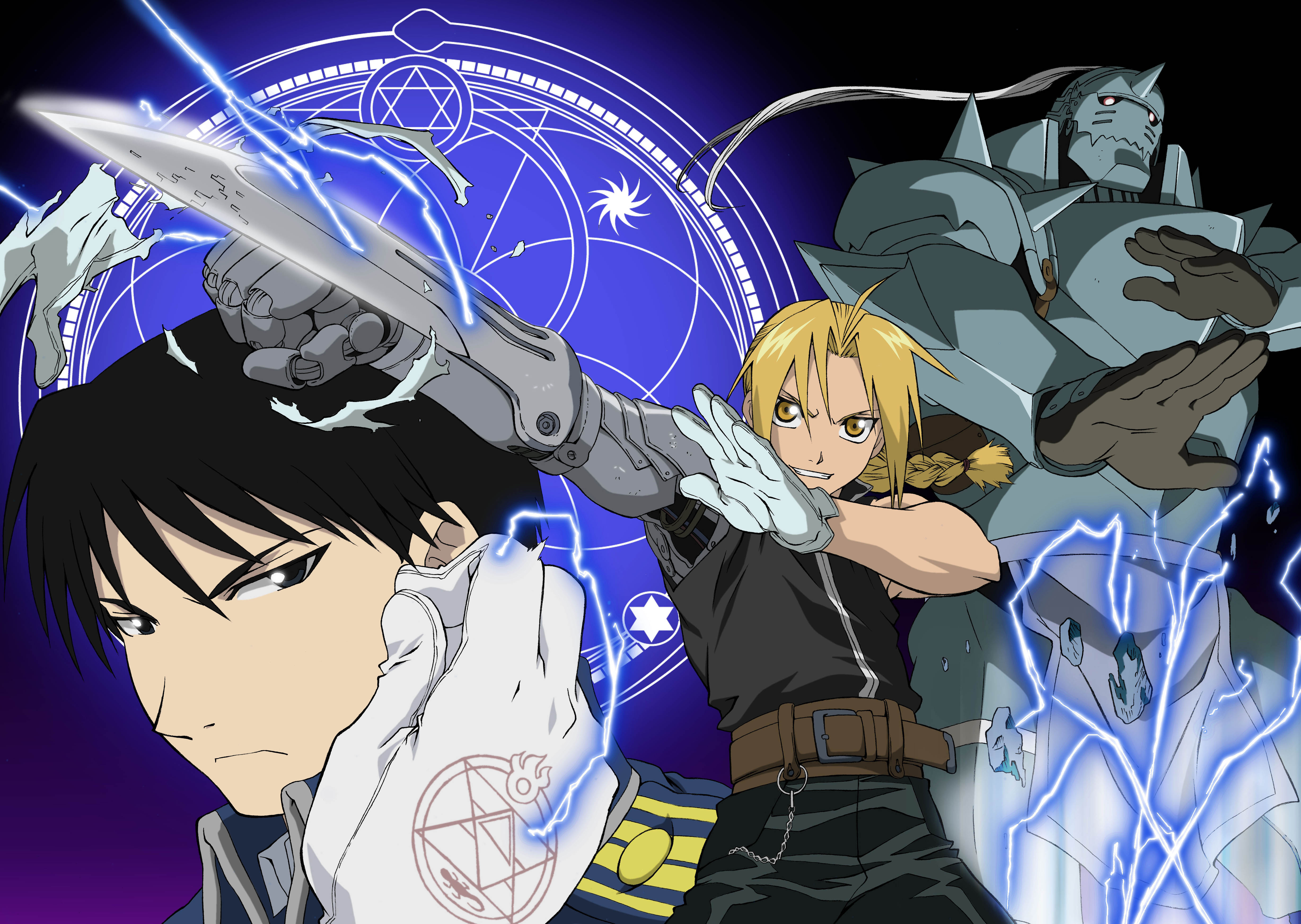 Anime 5500x3908 anime Full Metal Alchemist anime boys