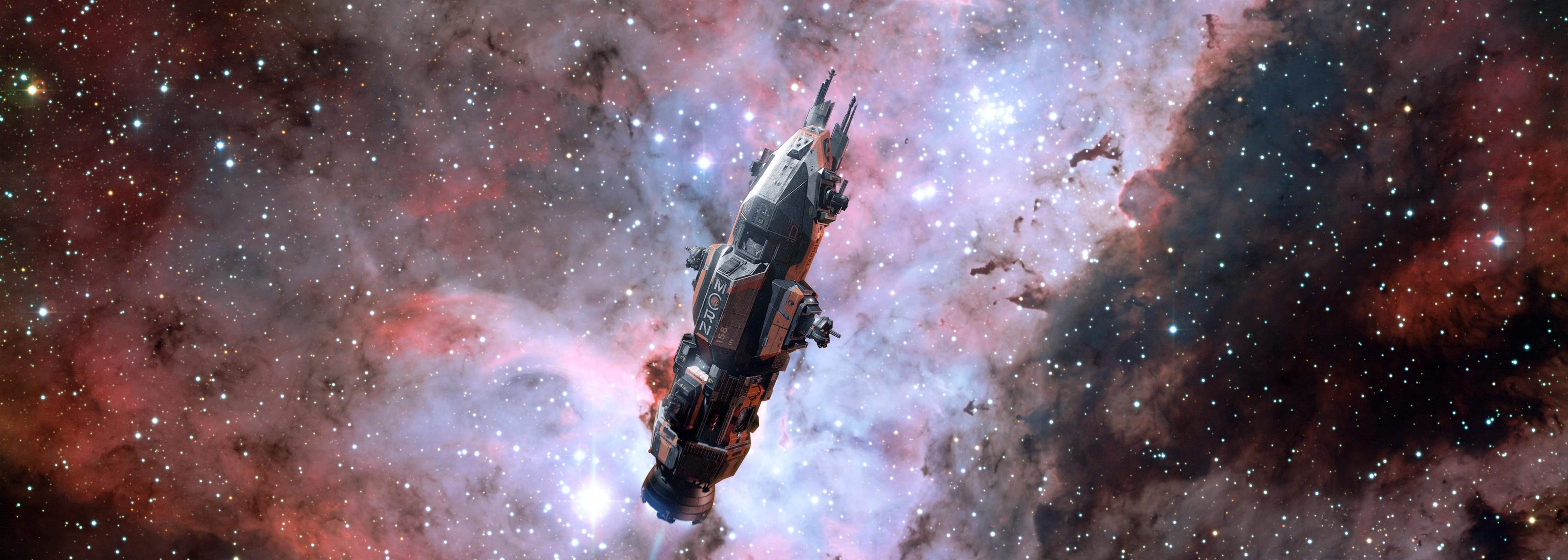 General 4480x1600 The Expanse space science fiction TV series spaceship Rocinante vehicle