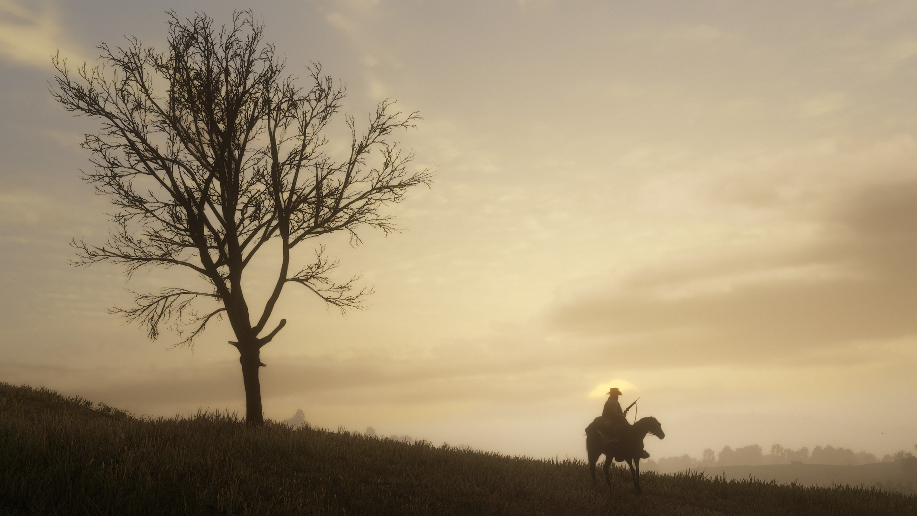 General 3840x2160 Red Dead Redemption Red Dead Redemption 2 video game art video games cowboys horse