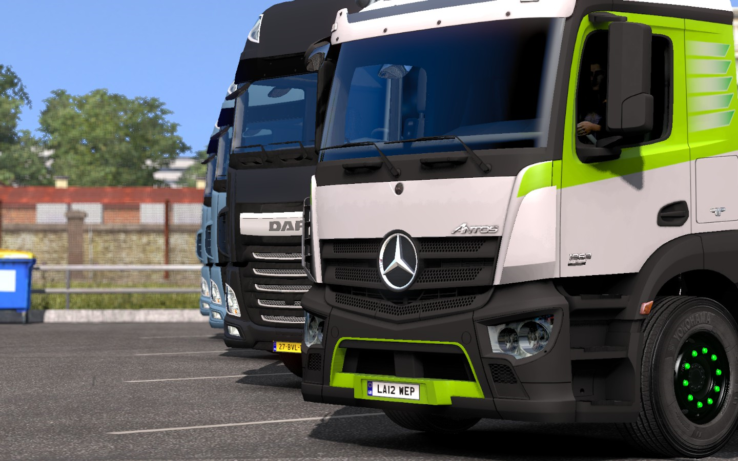 General 1440x900 truck Mercedes-Benz Euro Truck Simulator 2 CGI PC gaming vehicle screen shot